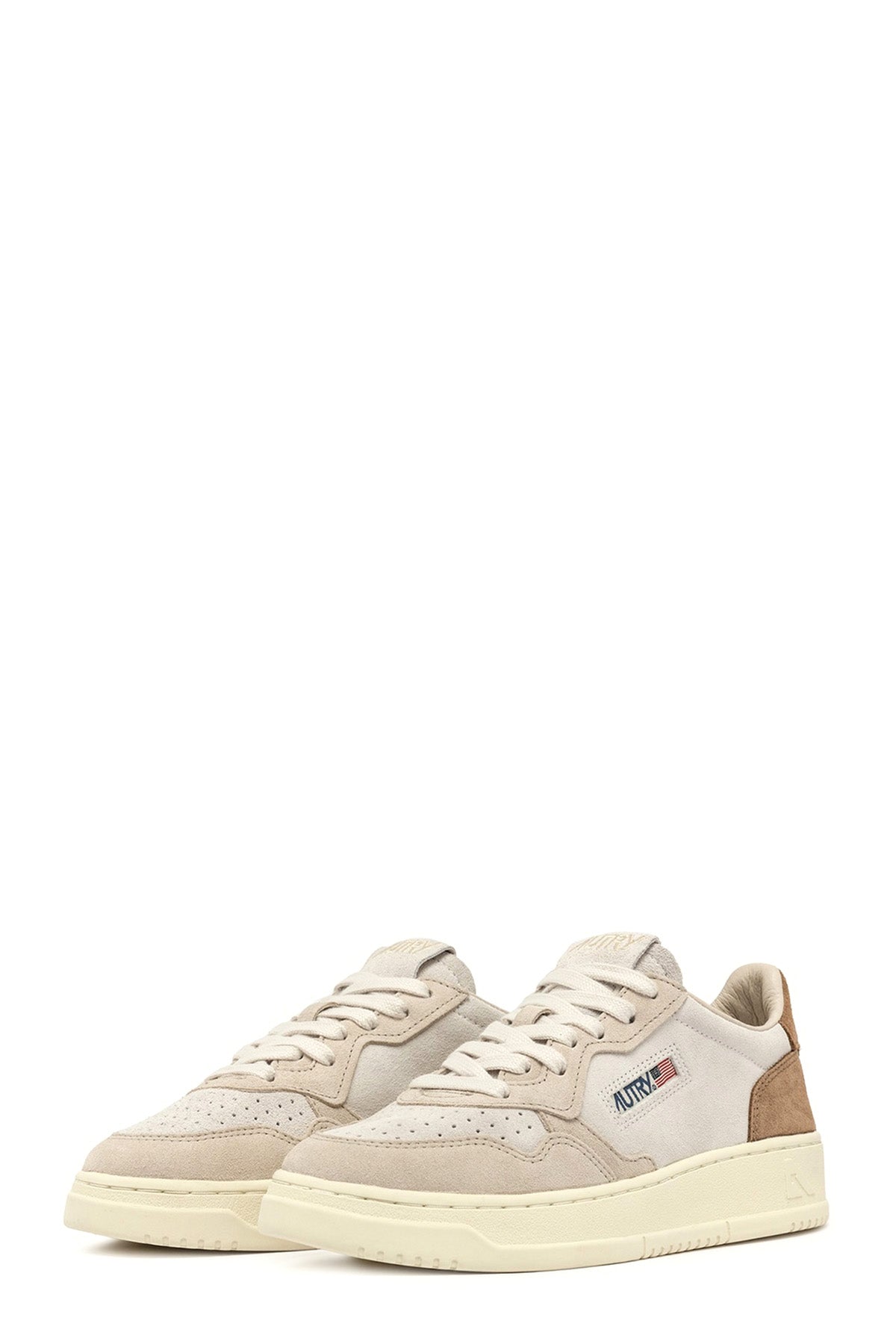 Autry Herren Sneaker Medalist Tricolor Beige/Braun TS01 Bild 2