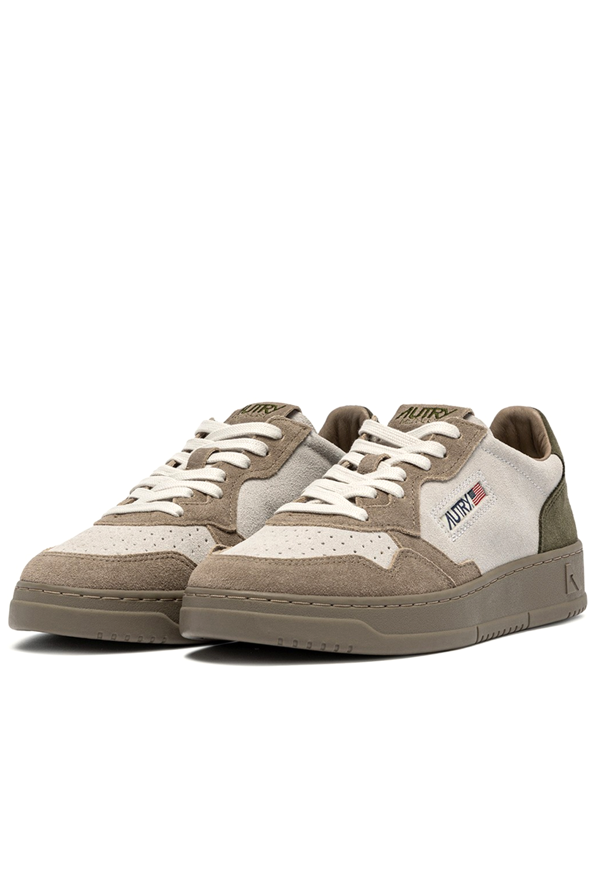 Autry Herren Sneaker Medalist Tricolor Giungla/Weiss/Antilop TS40 Bild 2