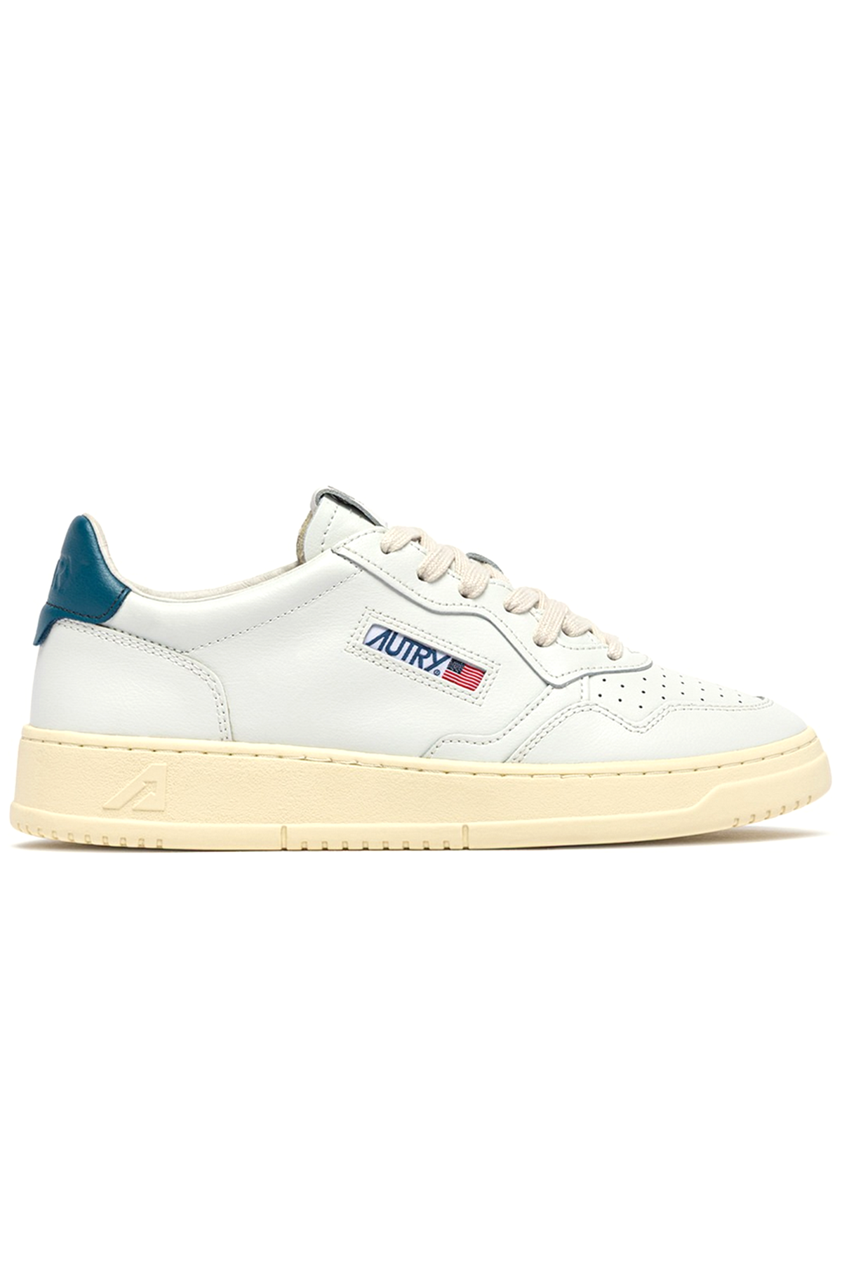 Autry Herren Sneaker Medalist Weiss/Mallard Blue LL29 Bild 1