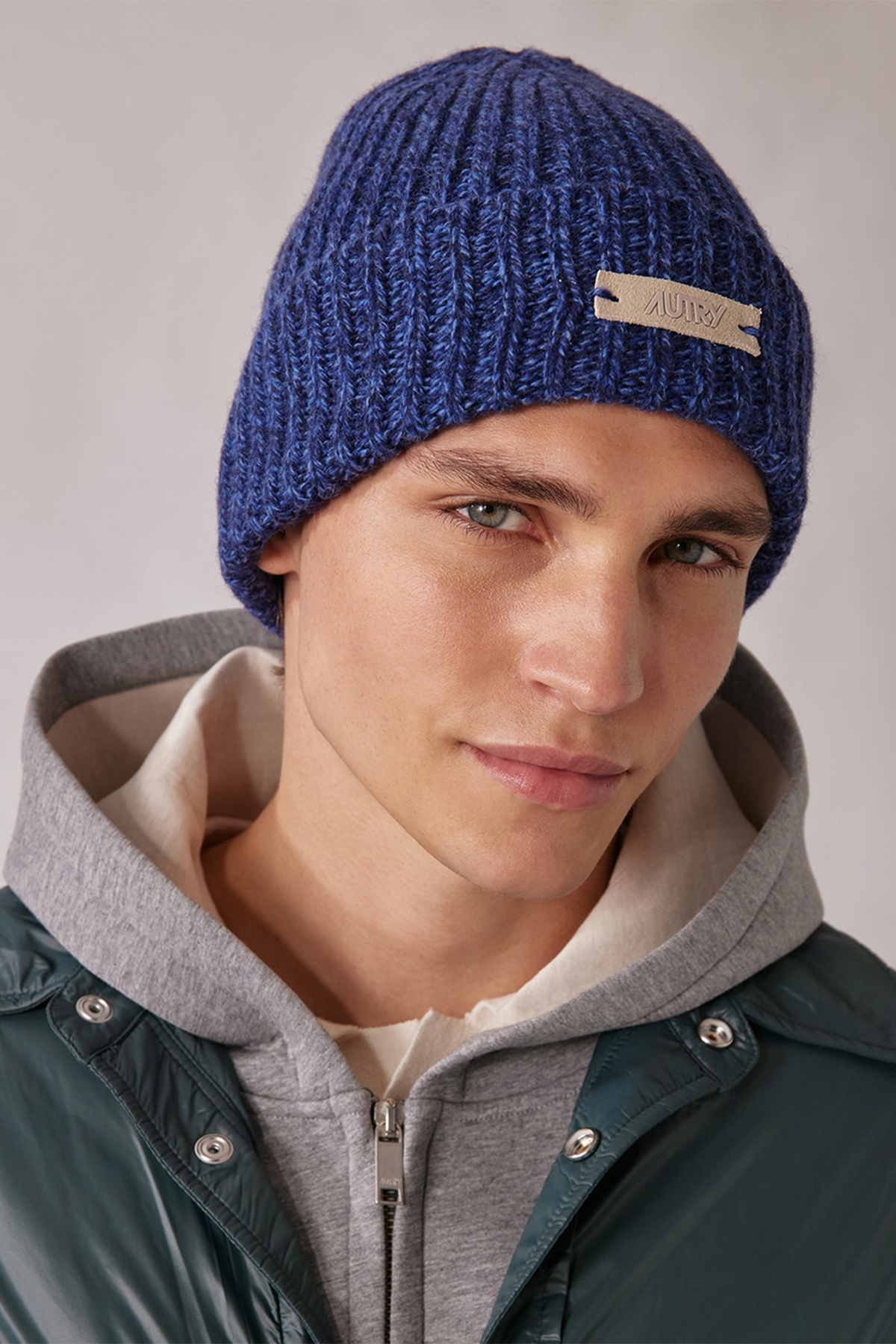 Autry Unisex Strickmütze Blau KNIT BLUE Bild 3