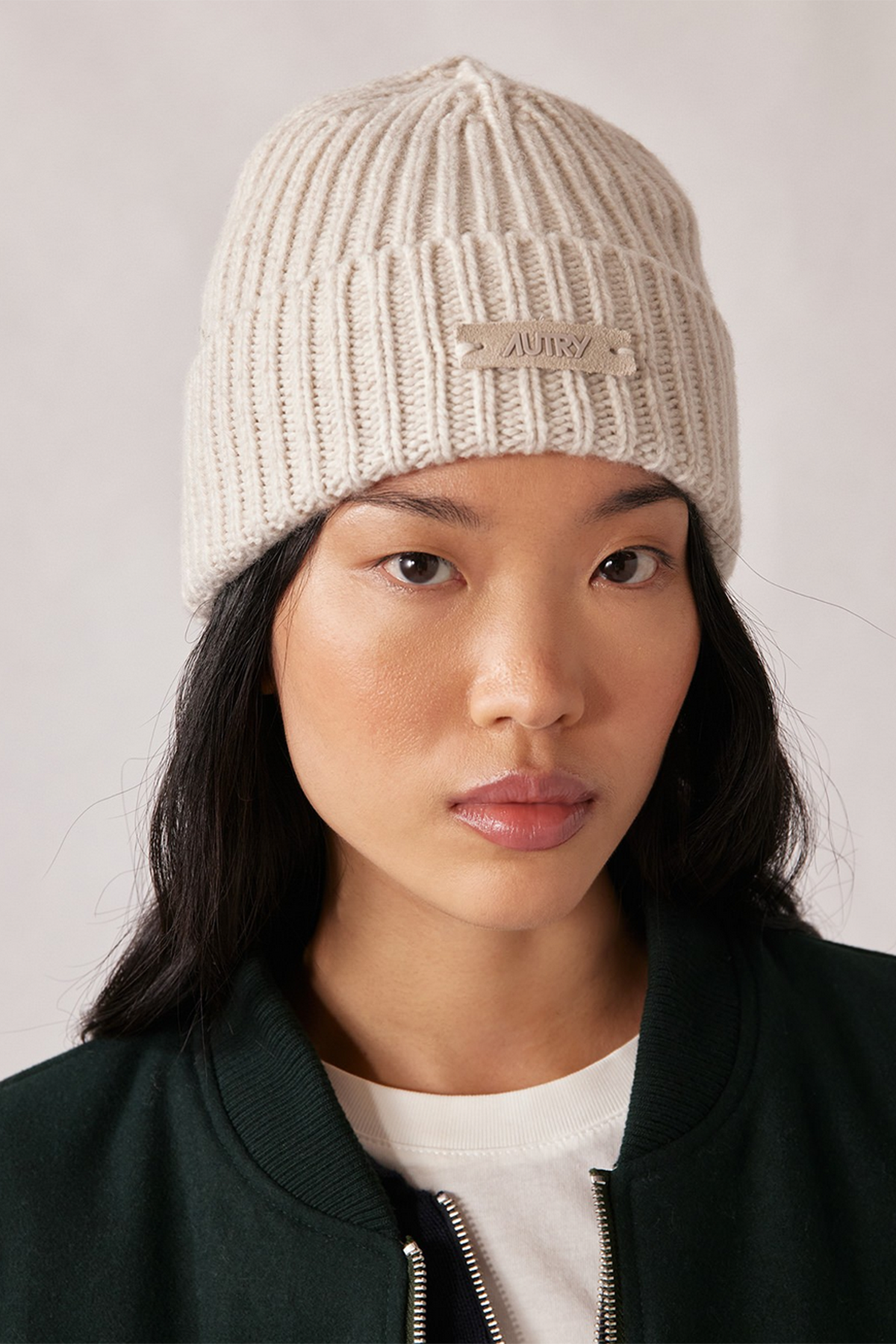 Autry Unisex Strickmütze Creme KNIT CREAM Bild 2