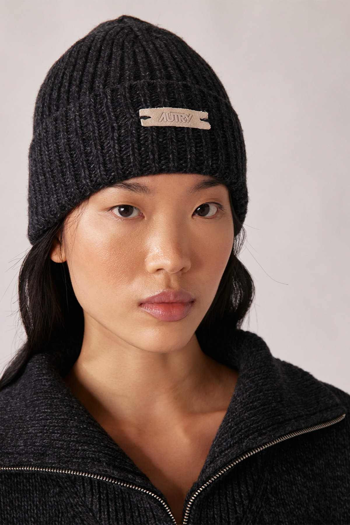 Autry Unisex Strickmütze Schwarz KNIT BLACK Bild 2