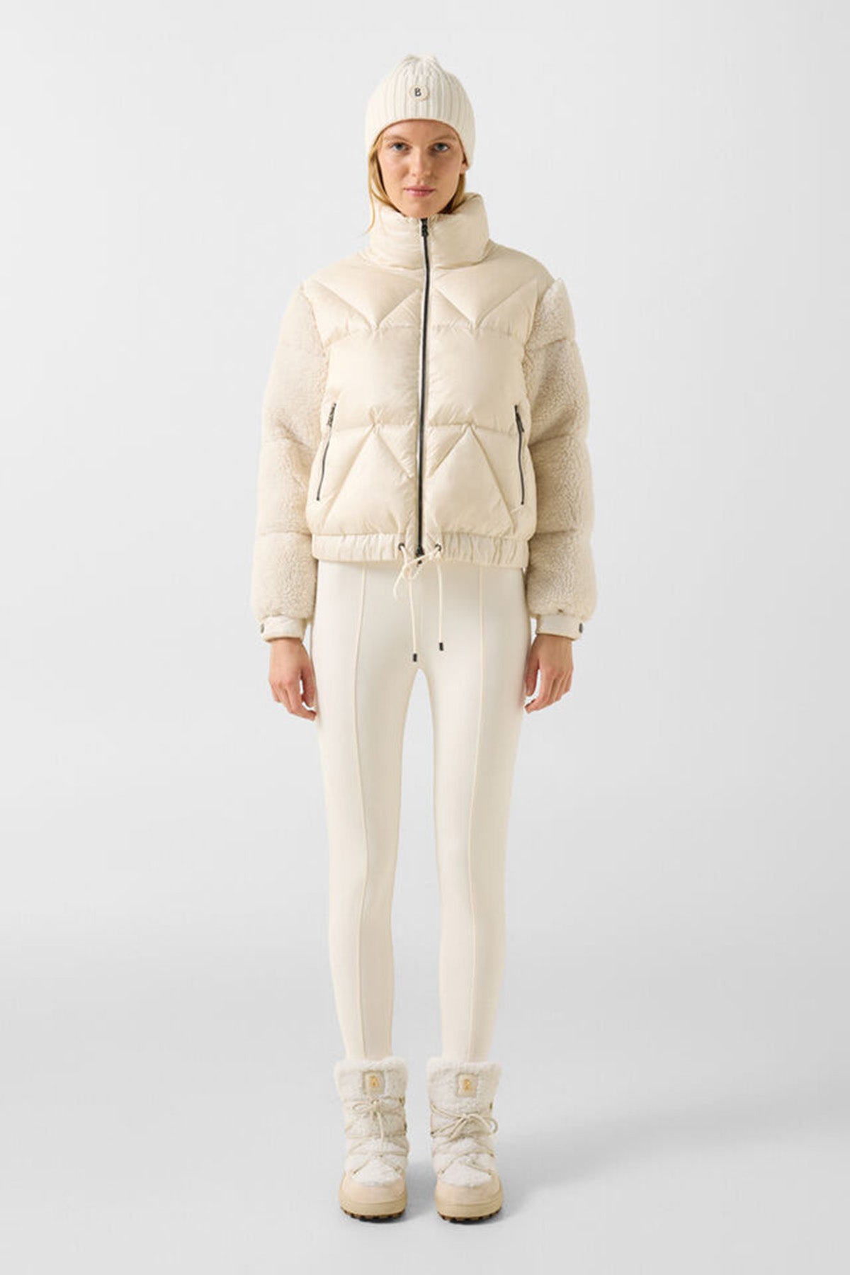 Bogner Damen Daunen-Teddyjacke Queeny-D Off-White 116 Bild 2