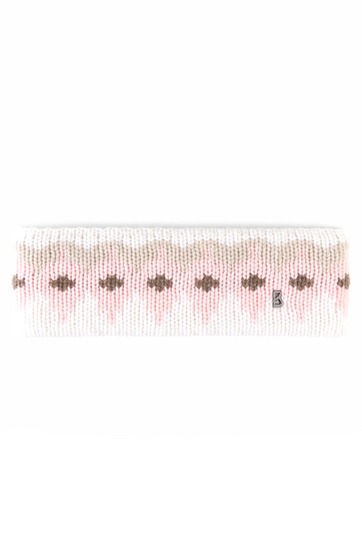 Bogner Damen Kaschmir-Stirnband Loca-3 Rosa/Off-White 610 Bild 1