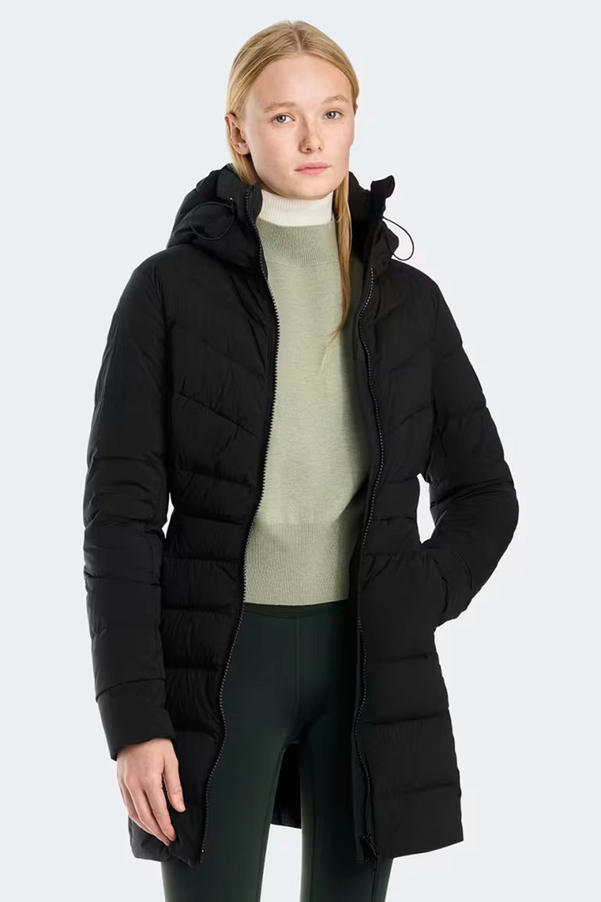 Canada Goose Damen Daunenparka Clair Black Label Schwarz Black Noir Bild 3