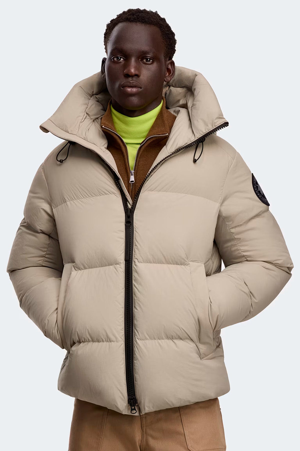 Canada Goose Herren Daunenjacke Crofton Black Label Limestone 9432 Bild 2
