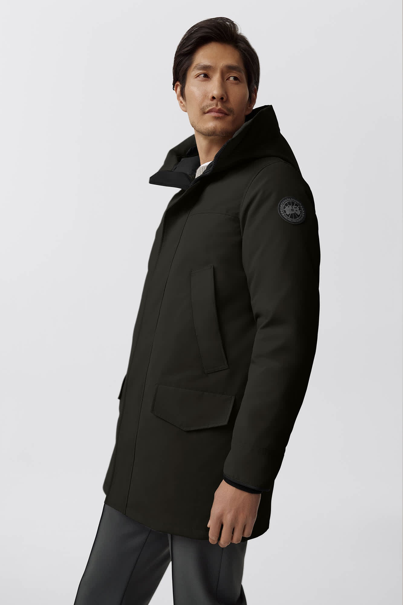Canada Goose Herren Daunenparka Langford Black Label Vulkan Vulkan Bild 4