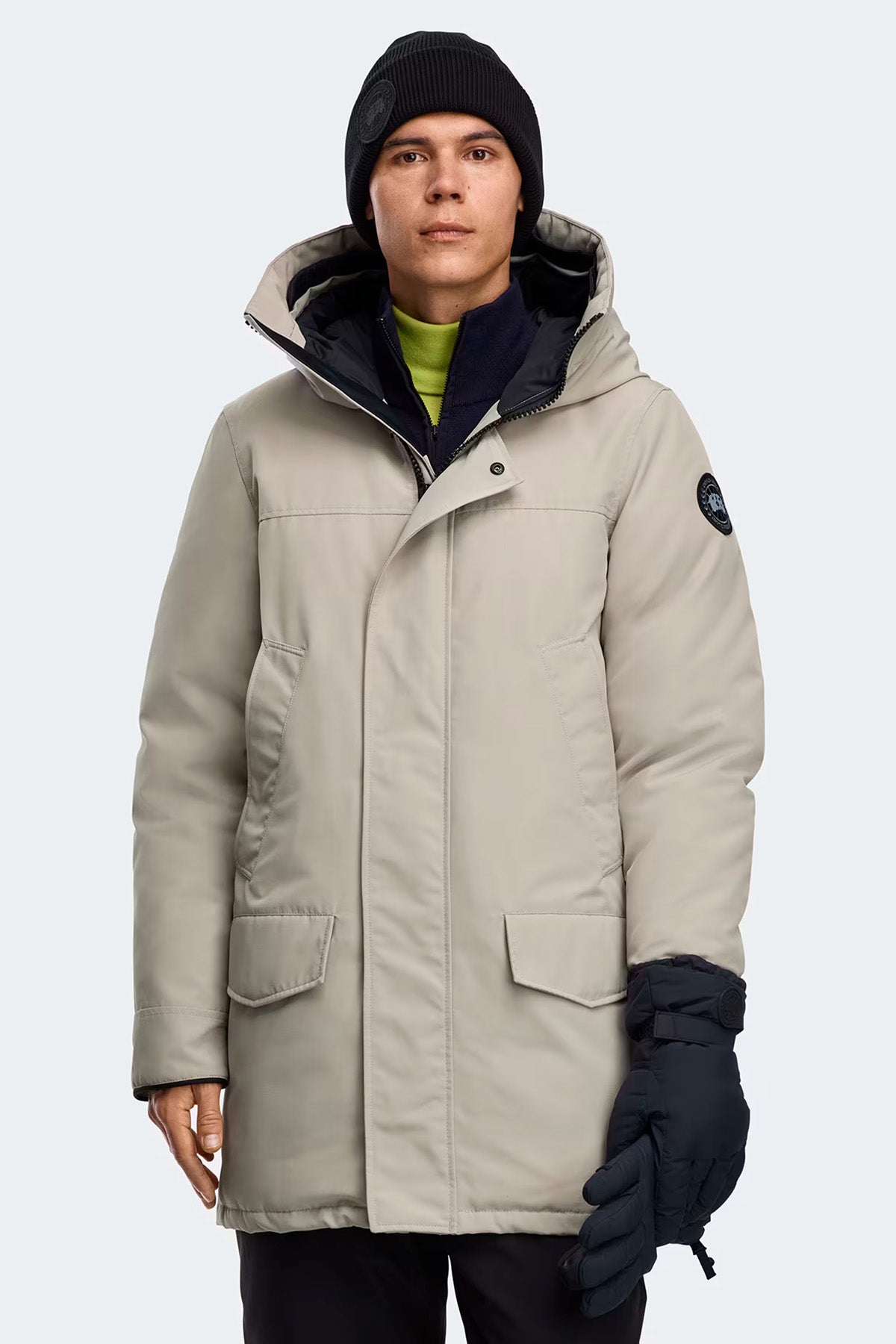 Canada Goose Herren Daunenparka Langford Black Label Limestone 9432 Bild 2