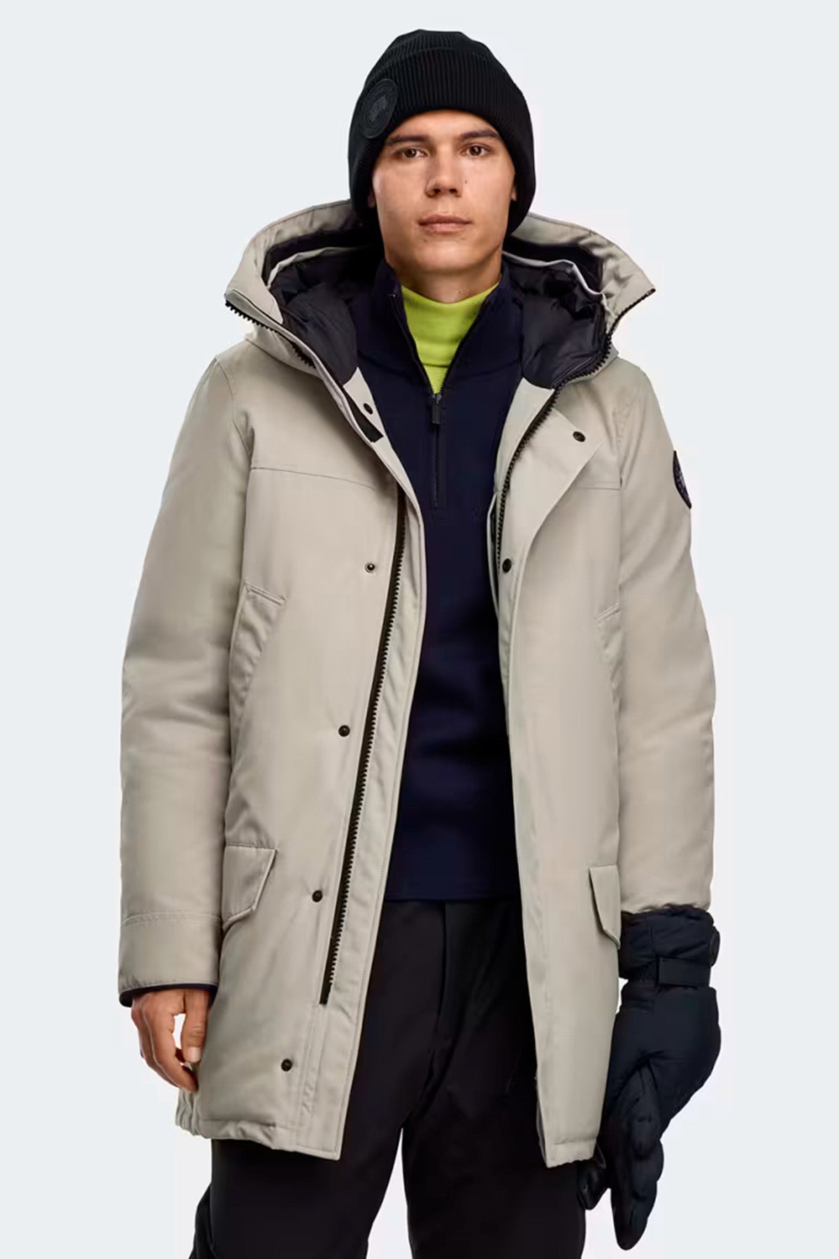 Canada Goose Herren Daunenparka Langford Black Label Limestone 9432 Bild 5