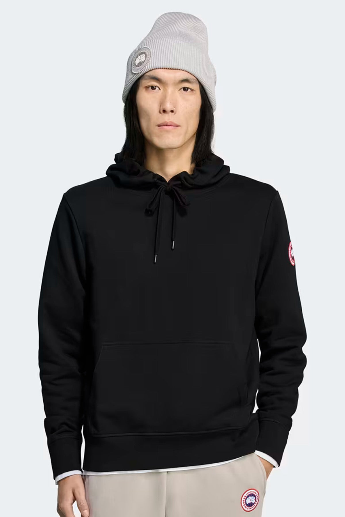 Canada Goose Herren Hoodie Huron Schwarz Black Noir Bild 2