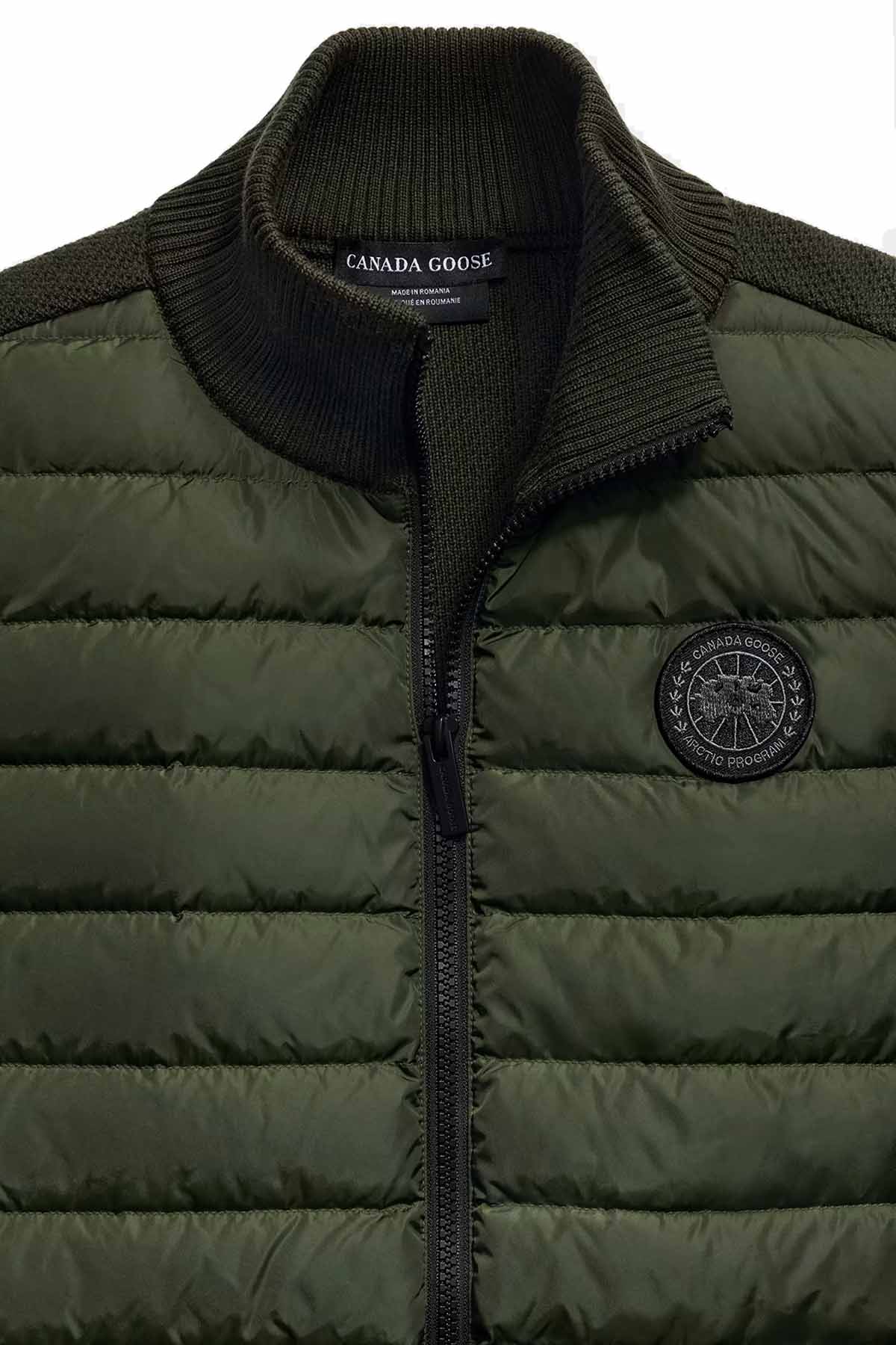 Canada Goose Herren Strickweste Hybridge Black Label Moosgrün OLIVE Bild 2