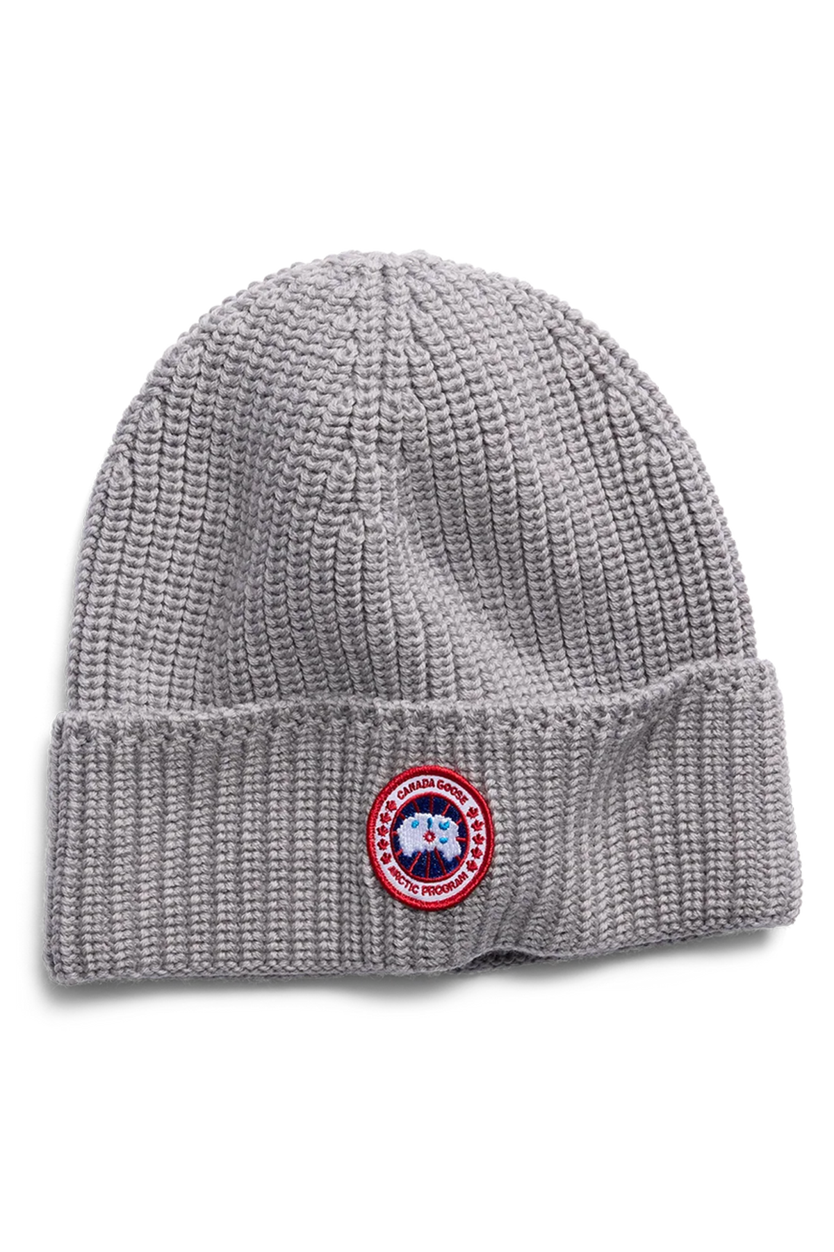 Canada Goose Unisex Strickmütze Heather Grey GRAU-MELANGE Bild 1