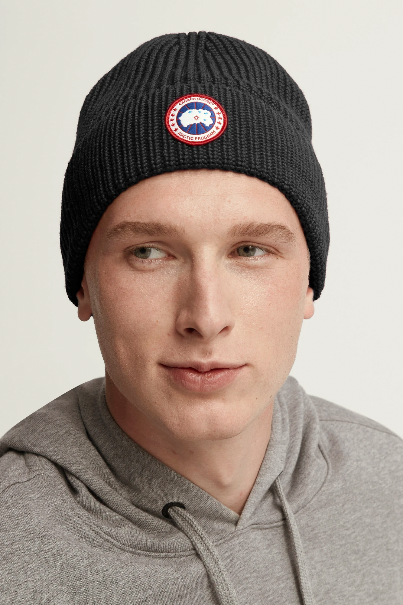 Canada Goose Unisex Strickmütze Schwarz Black Noir Bild 2