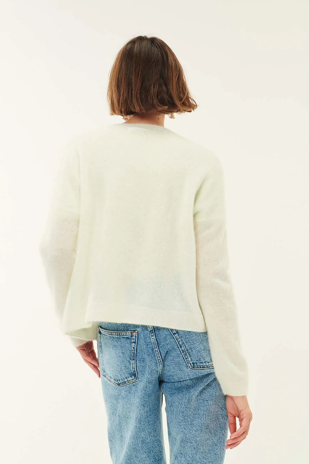 Des Petits Hauts Damen Strickjacke Caliope Ecru NATUR-WEISS Bild 4