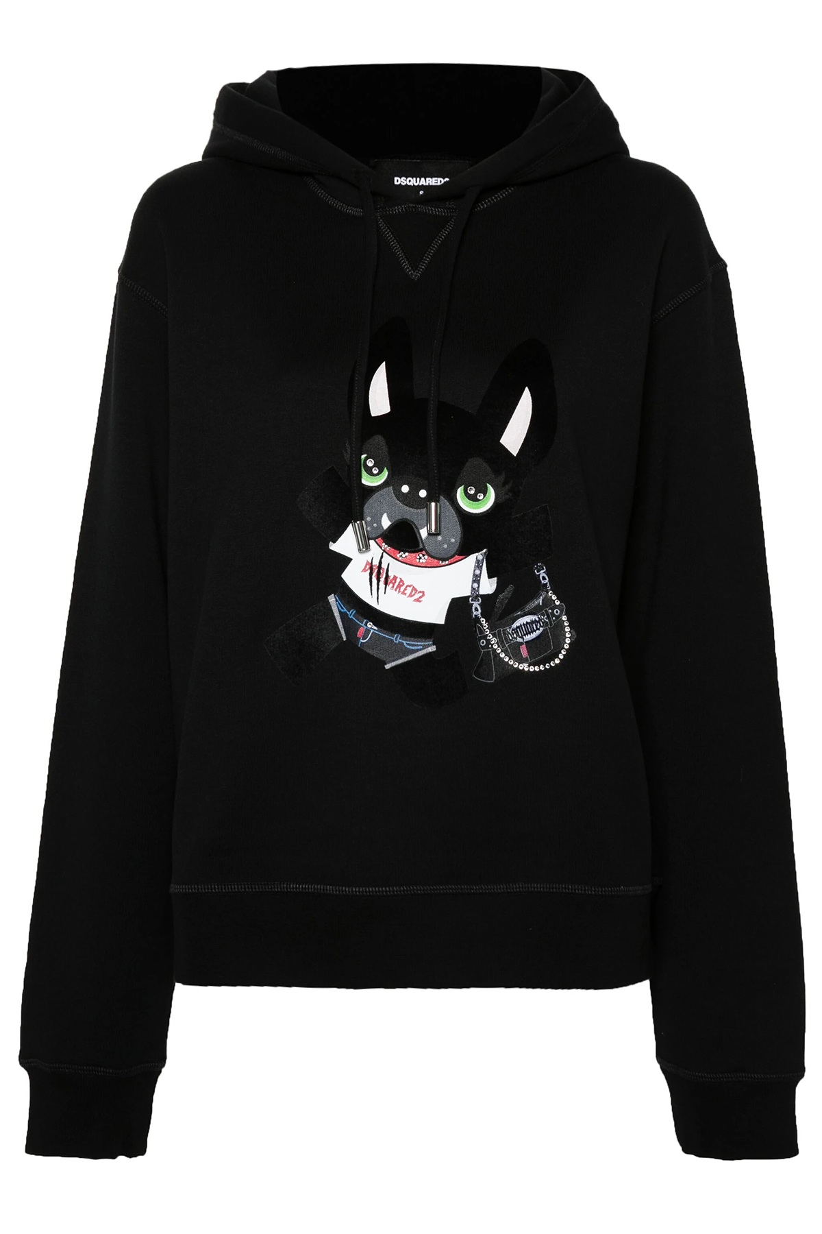 Dsquared2 Damen Ciro Cool Fit Hoodie Schwarz SCHWARZ Bild 1