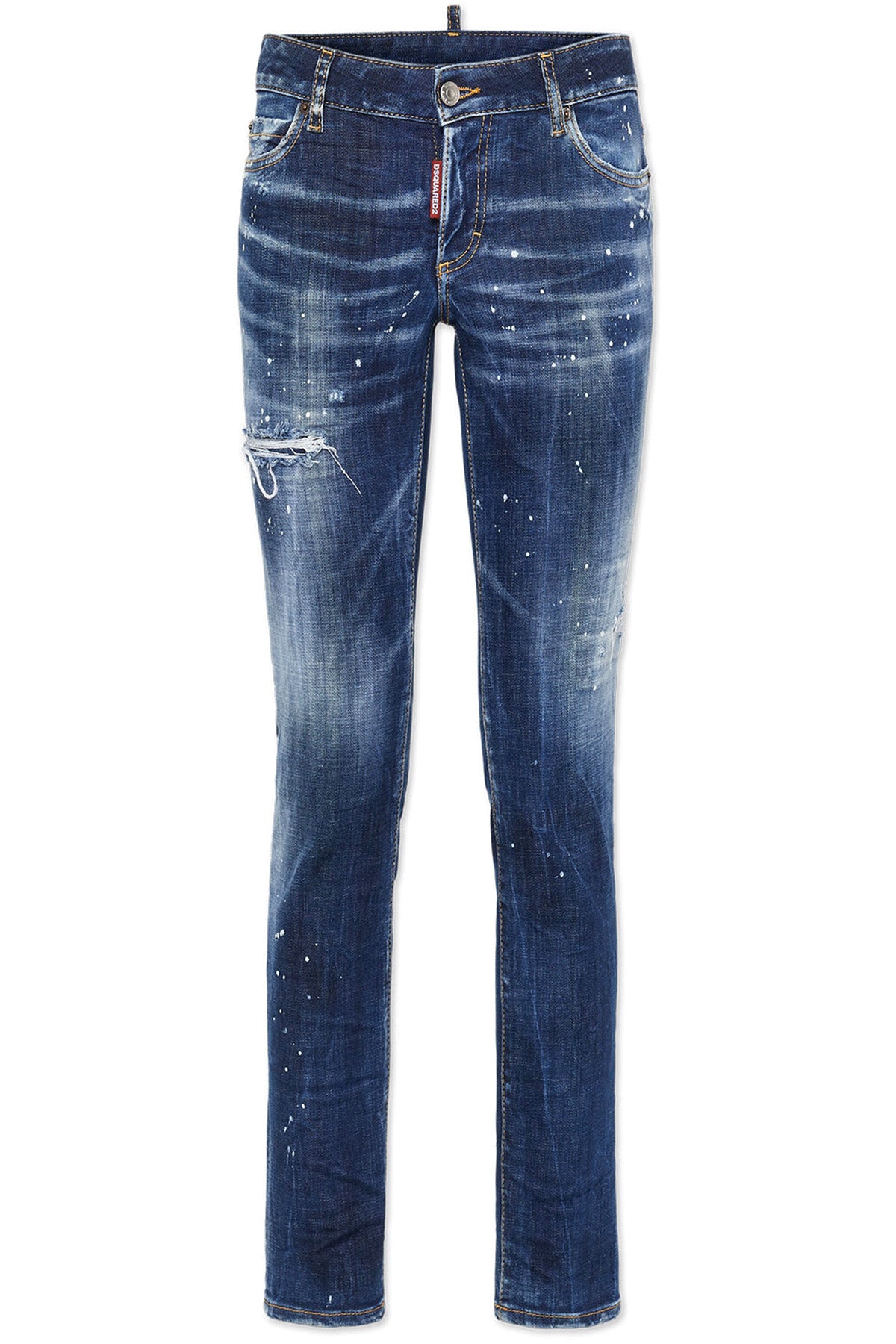 Dsquared2 Damen Jennifer Jeans Navy MITTELBLAU Bild 1