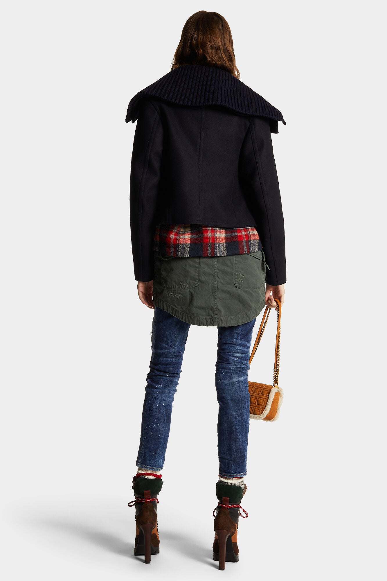 Dsquared2 Damen Jennifer Jeans Navy MITTELBLAU Bild 5