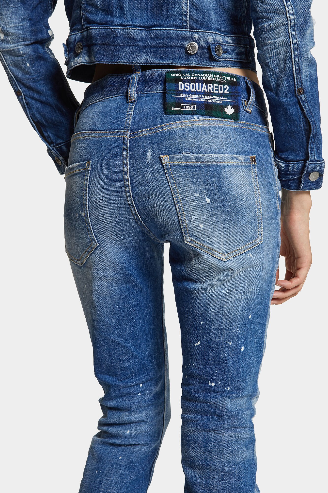 Dsquared2 Damen Light Heritage Wash Cool Girl Jeans Blau BLAU Bild 5