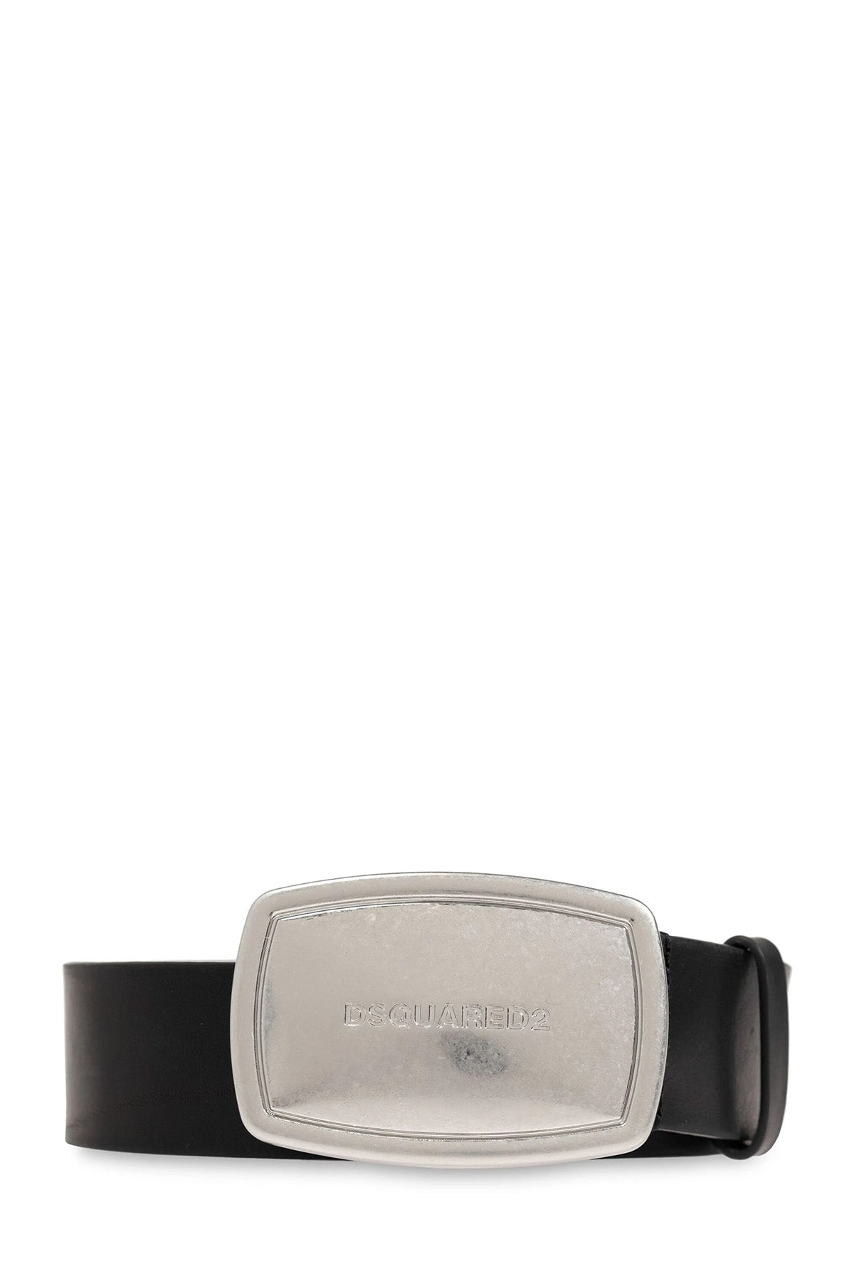Dsquared2 Gürtel VACCHETTA TRATTATA Schwarz/Silber SCHWARZ SCHWARZ Bild 1