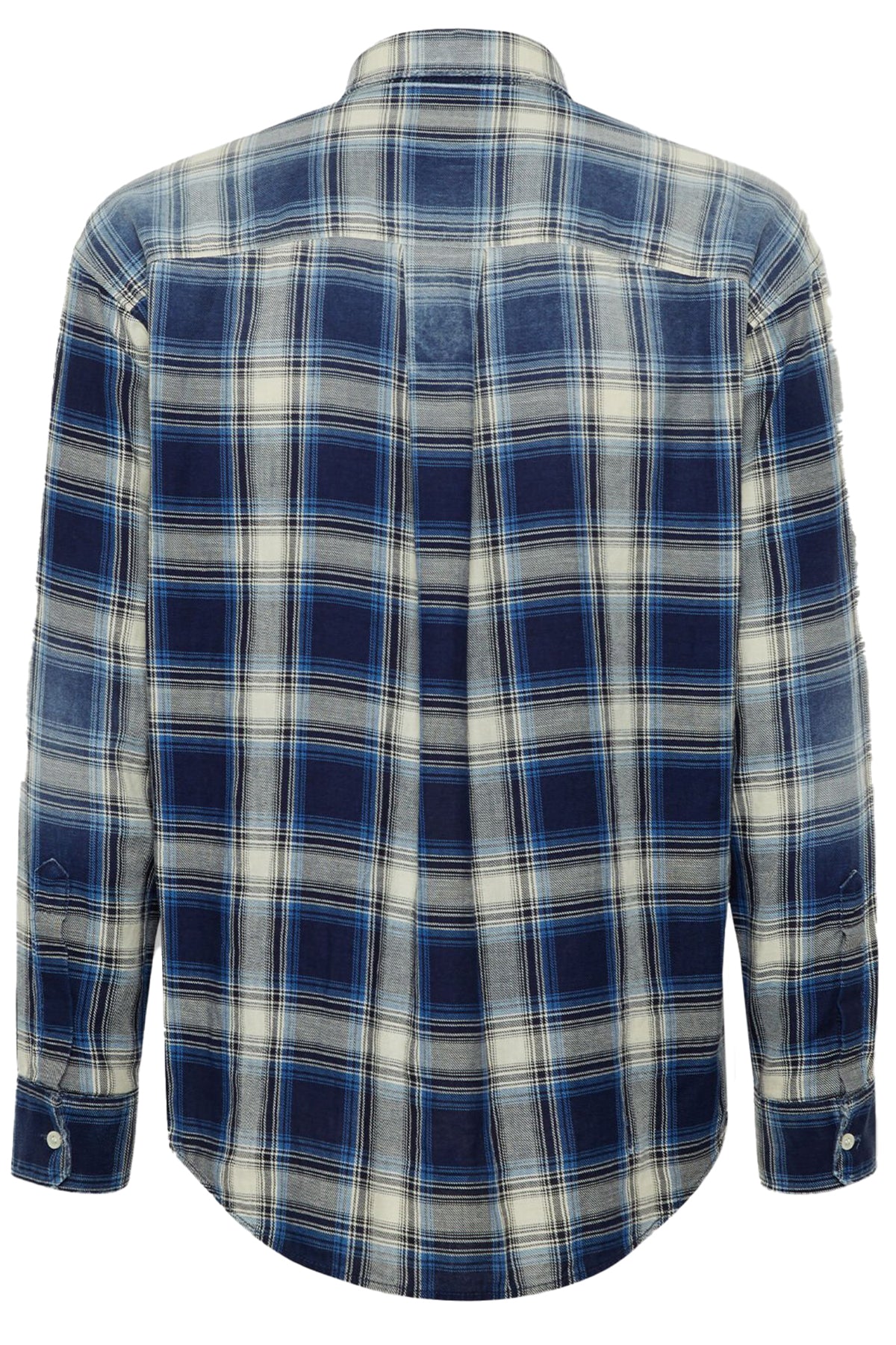 Dsquared2 Herren D2 Washed Check Indigo Hemd Blau BEIGE Bild 3