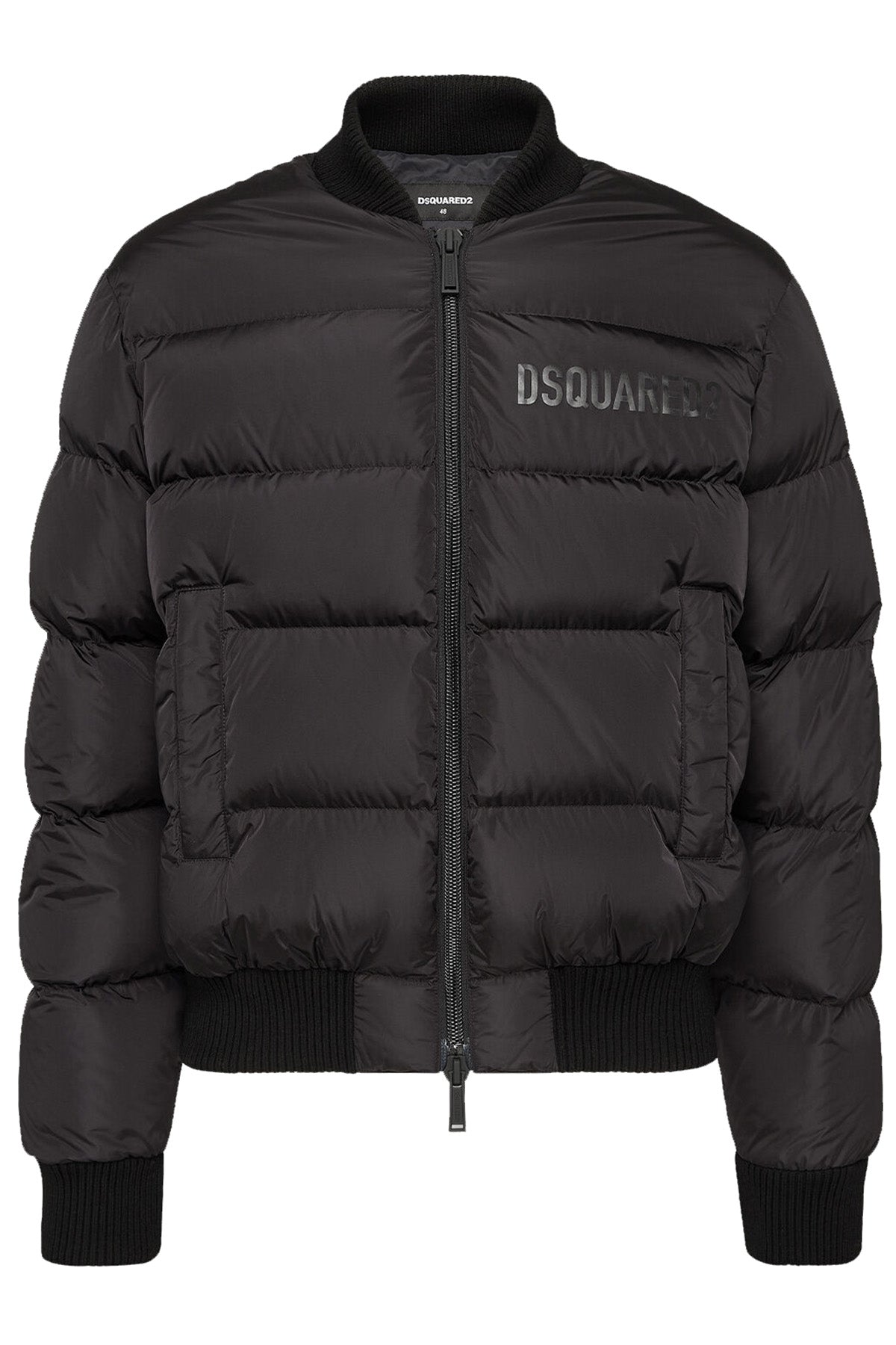 Dsquared2 Herren Daunenjacke Puffer Bomber Schwarz SCHWARZ Bild 1