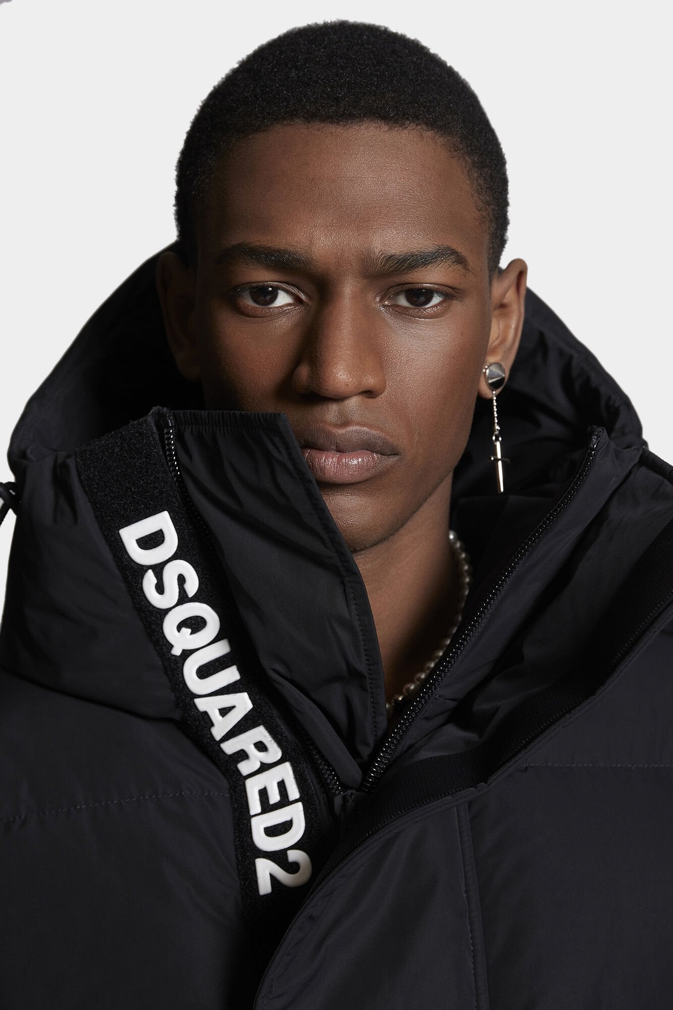 Dsquared2 Herren Daunenjacke Road Man Bomber Schwarz SCHWARZ Bild 4