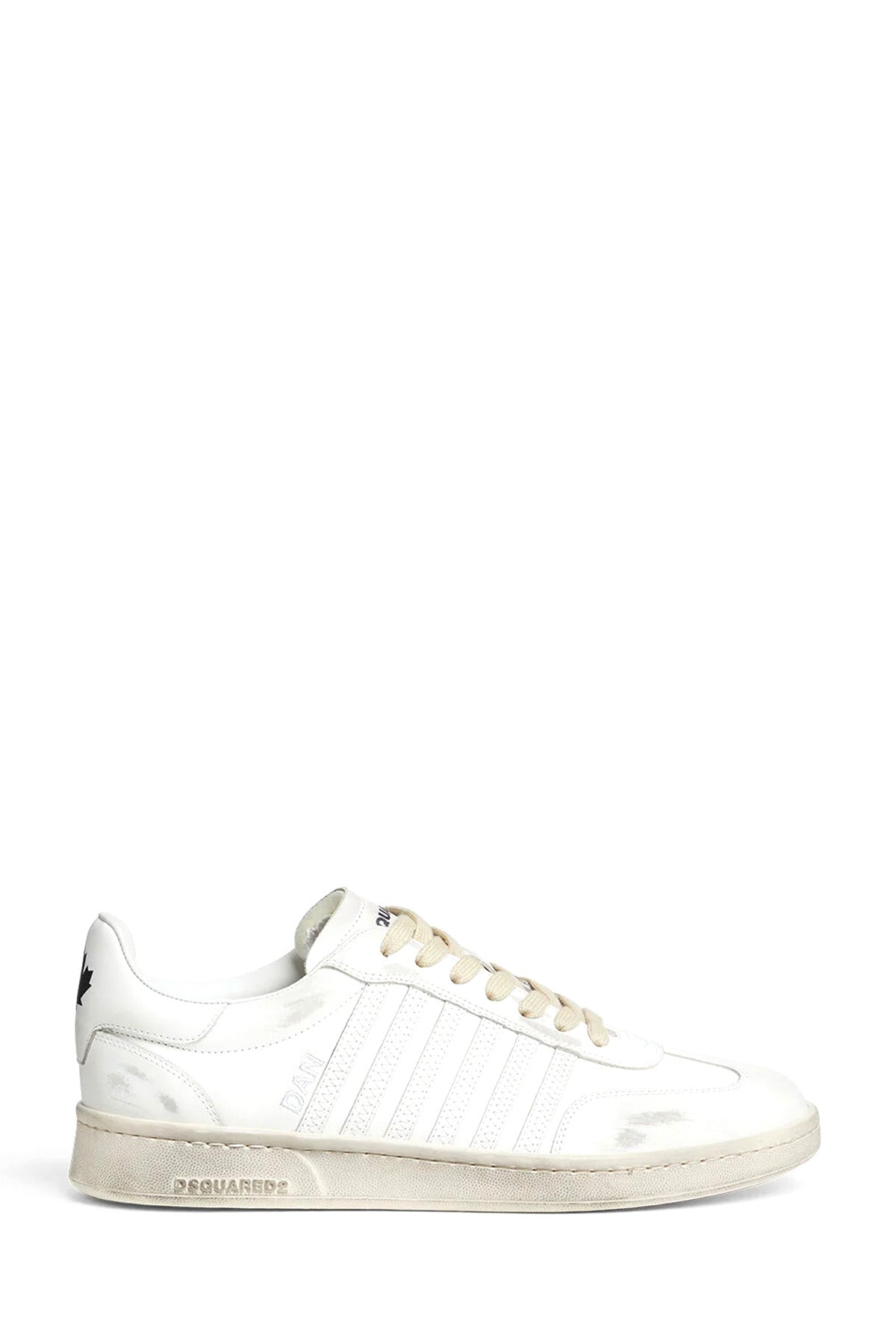 Dsquared2 Herren Dirty Boxer Sneaker Weiss NATUR-WEISS Bild 1