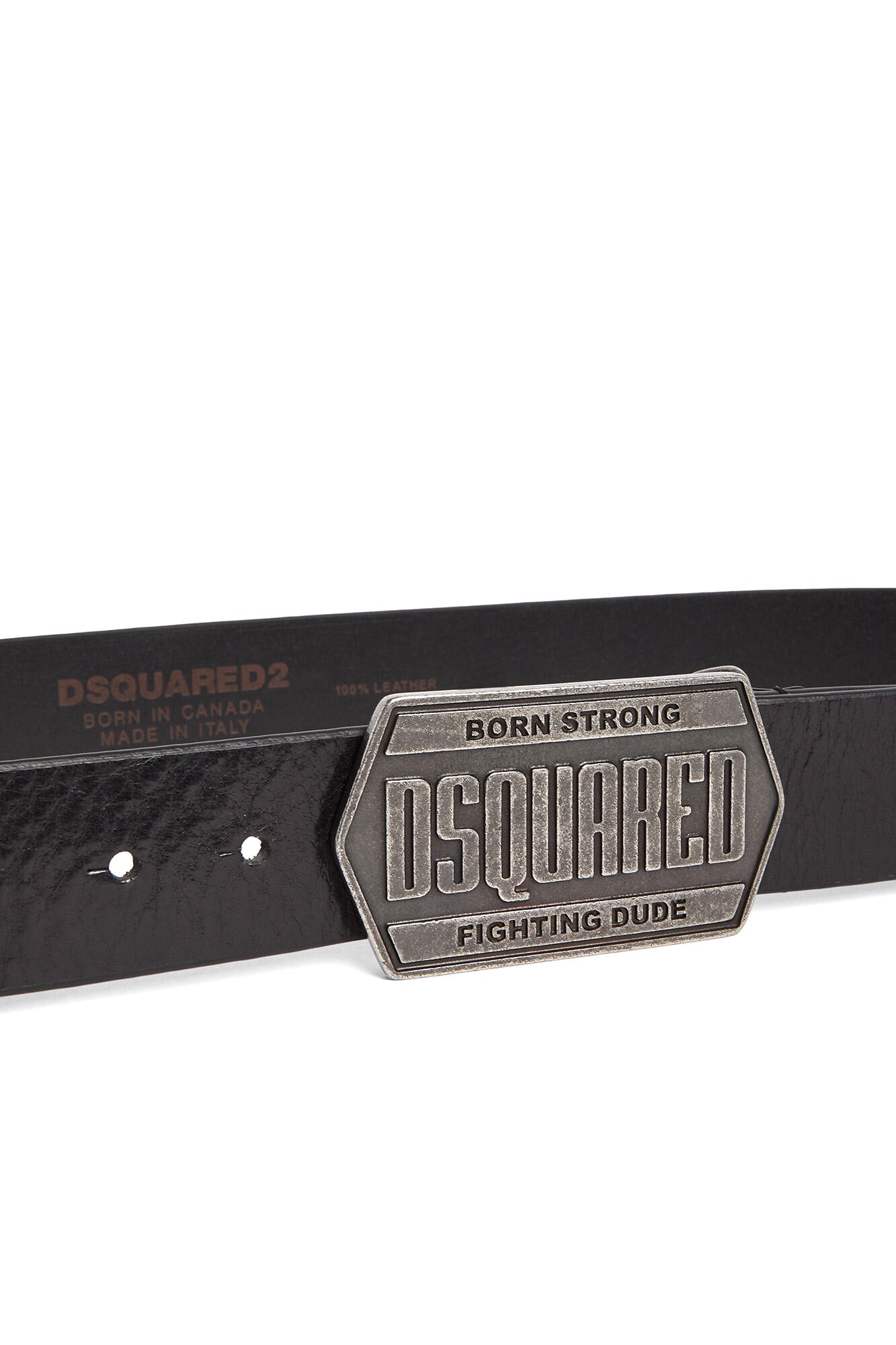 Dsquared2 Herren Gürtel Plaque Schwarz SCHWARZ Bild 3