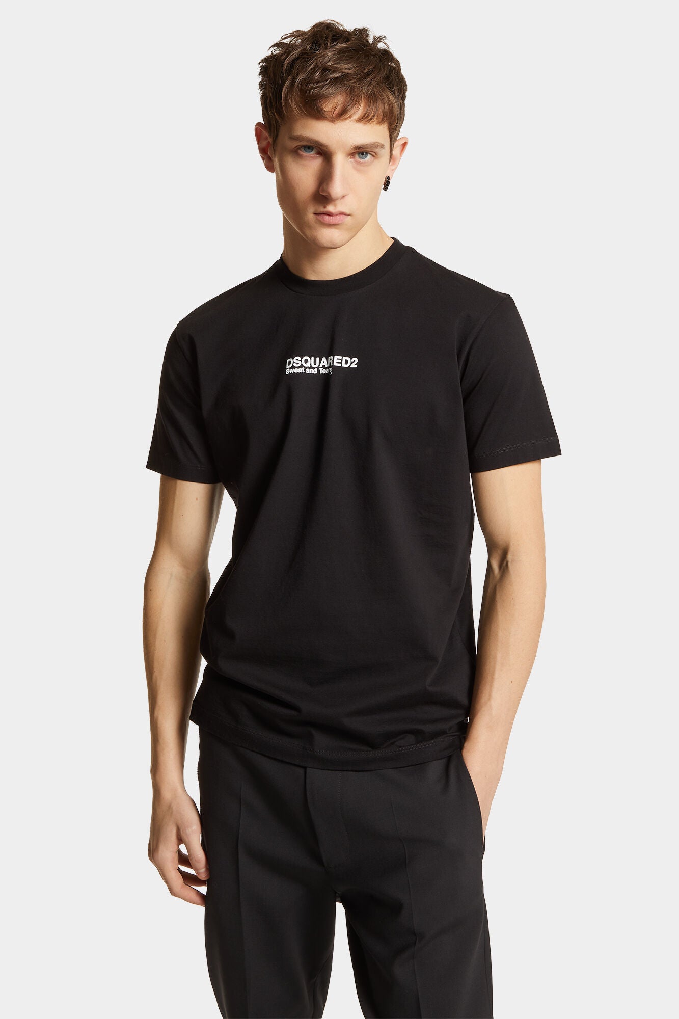 Dsquared2 Herren Mini Logo Cool T-Shirt Schwarz SCHWARZ Bild 2