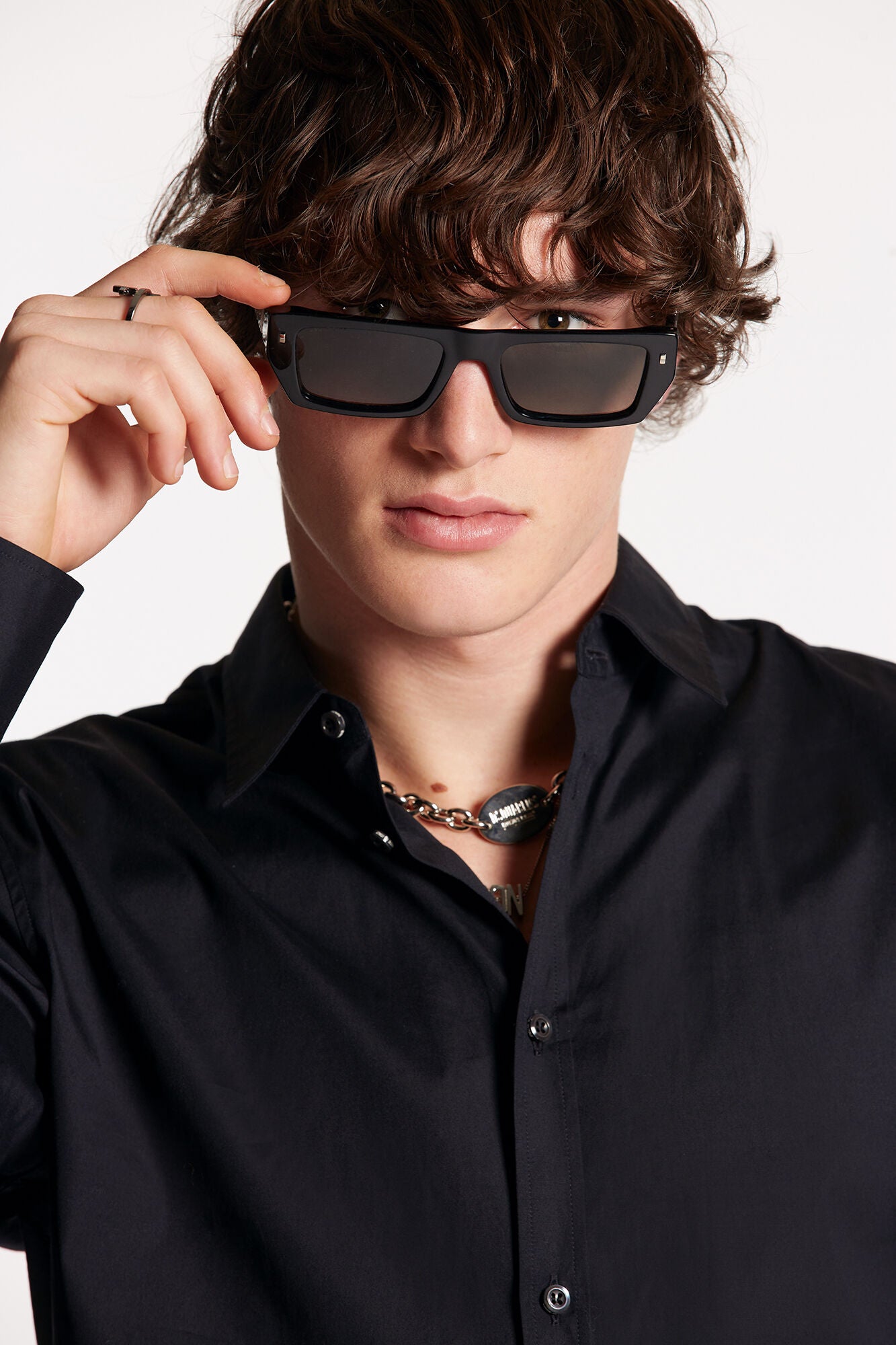 Dsquared2 Herren Relax Dan Hemd Schwarz SCHWARZ Bild 6