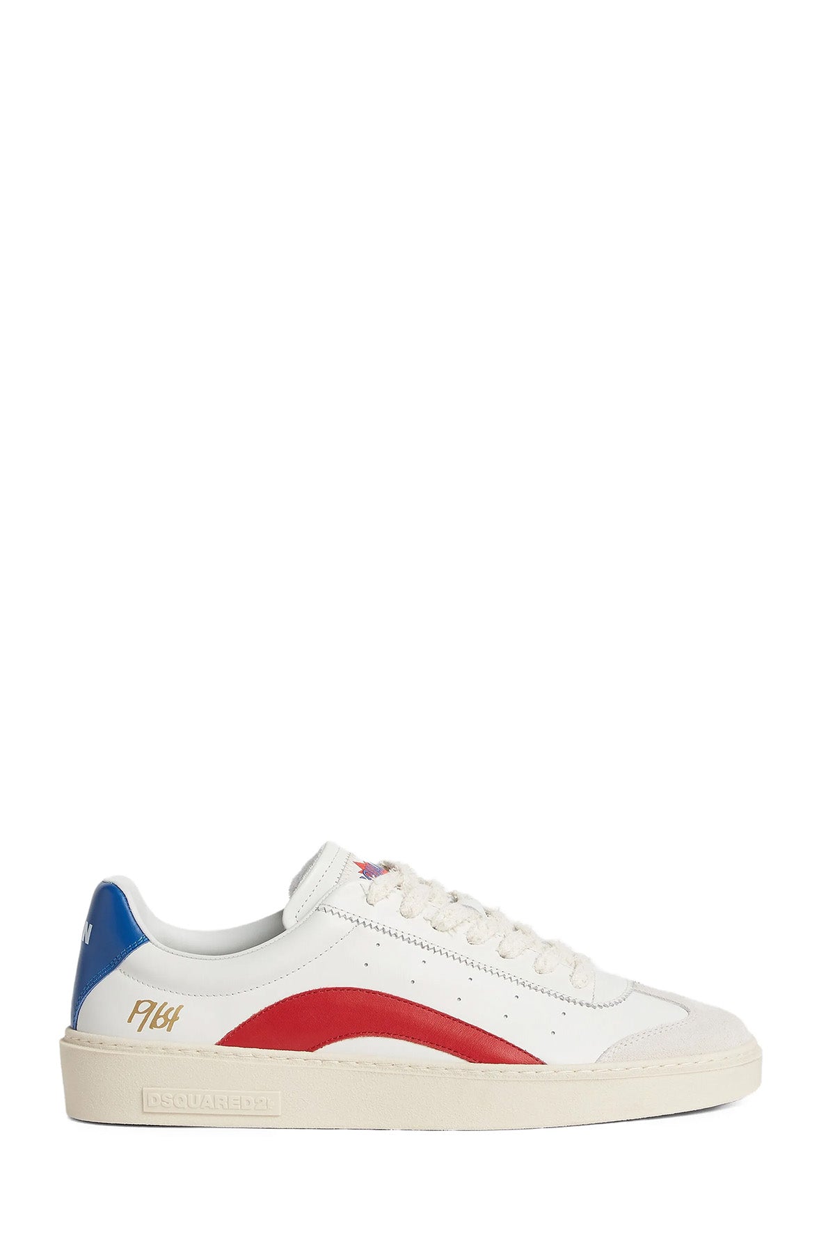 Dsquared2 Herren Rider Sneaker Weiss/Rot/Blau NATUR-WEISS Bild 1
