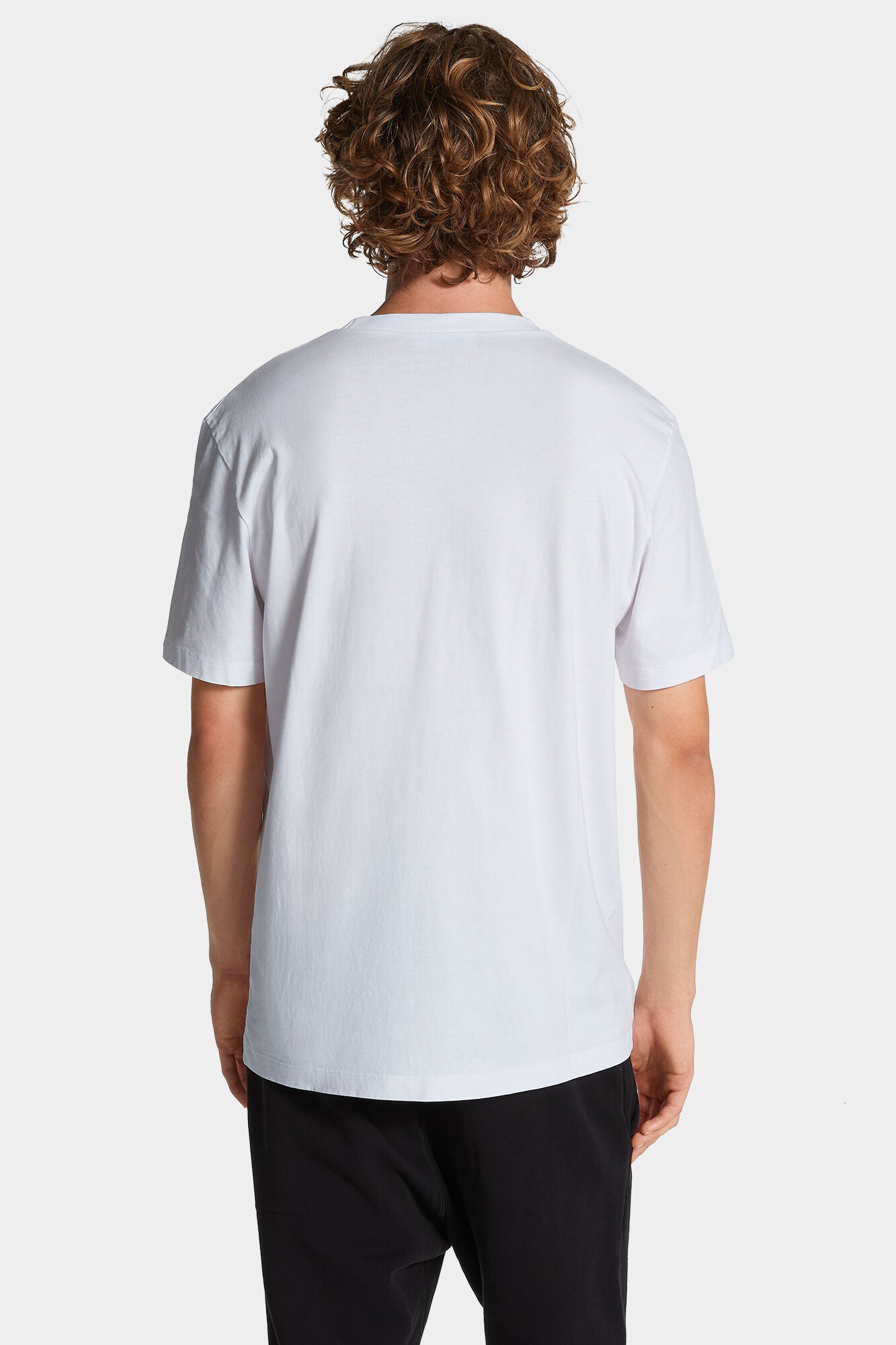 Dsquared2 Herren Rubber Logo T-Shirt Weiss WEISS Bild 4