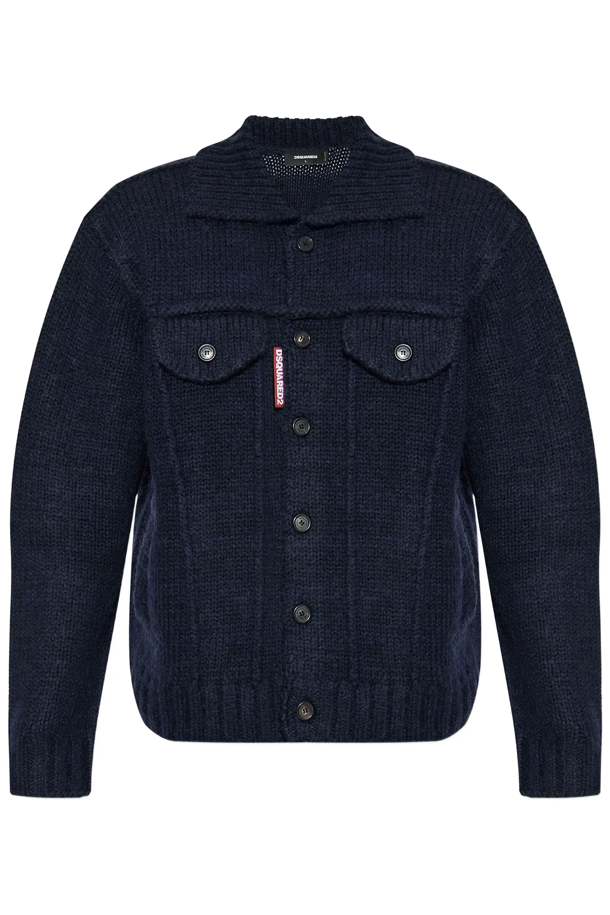 Dsquared2 Herren Strickjacke Navy MARINE-BLAU Bild 1