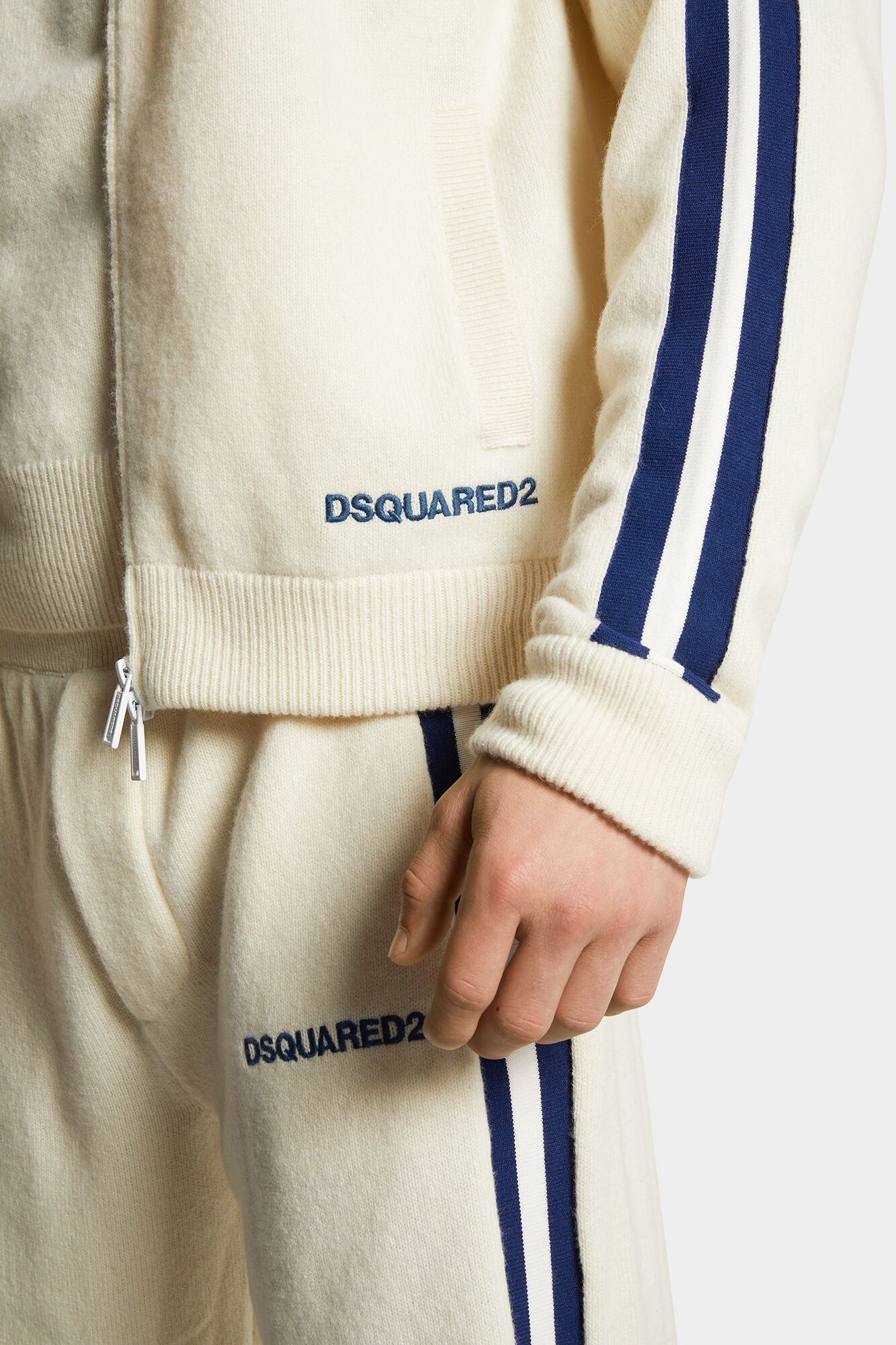 Dsquared2 Herren Strickjacke Offwhite NATUR-WEISS Bild 5