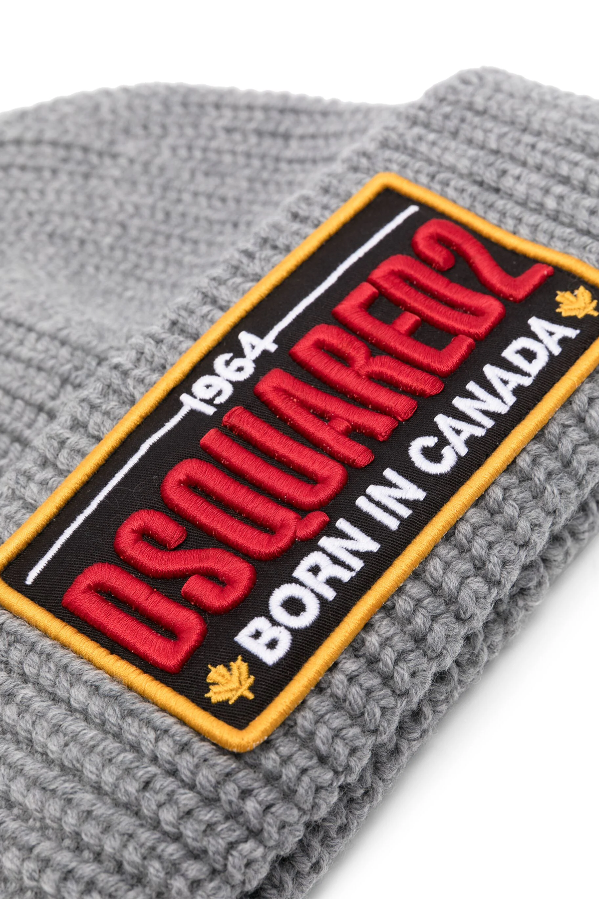 Dsquared2 Herren Strickmütze Grau GRAU Bild 2