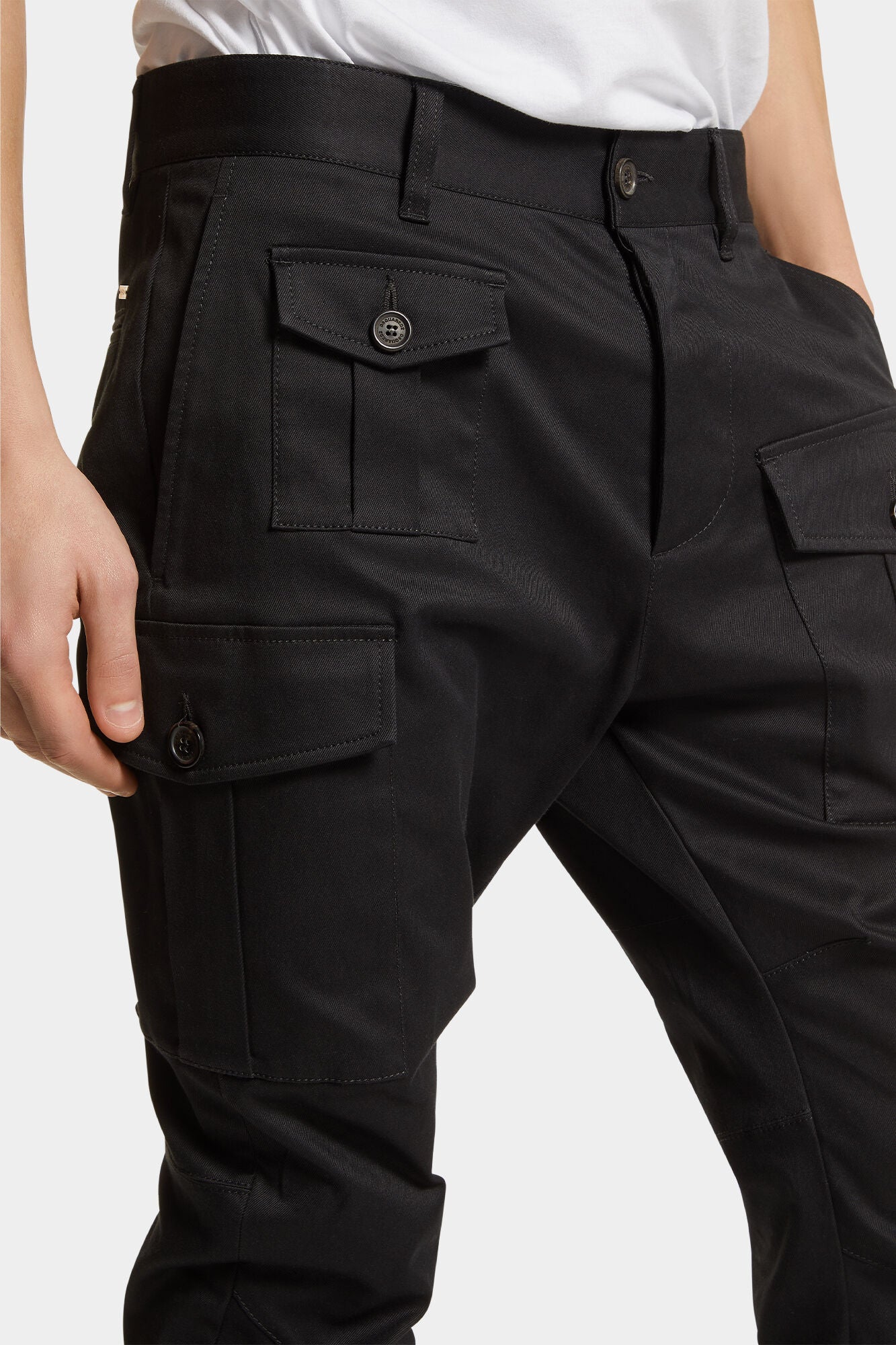Dsquared2 Sexy Herren Cargopants Schwarz SCHWARZ Bild 5
