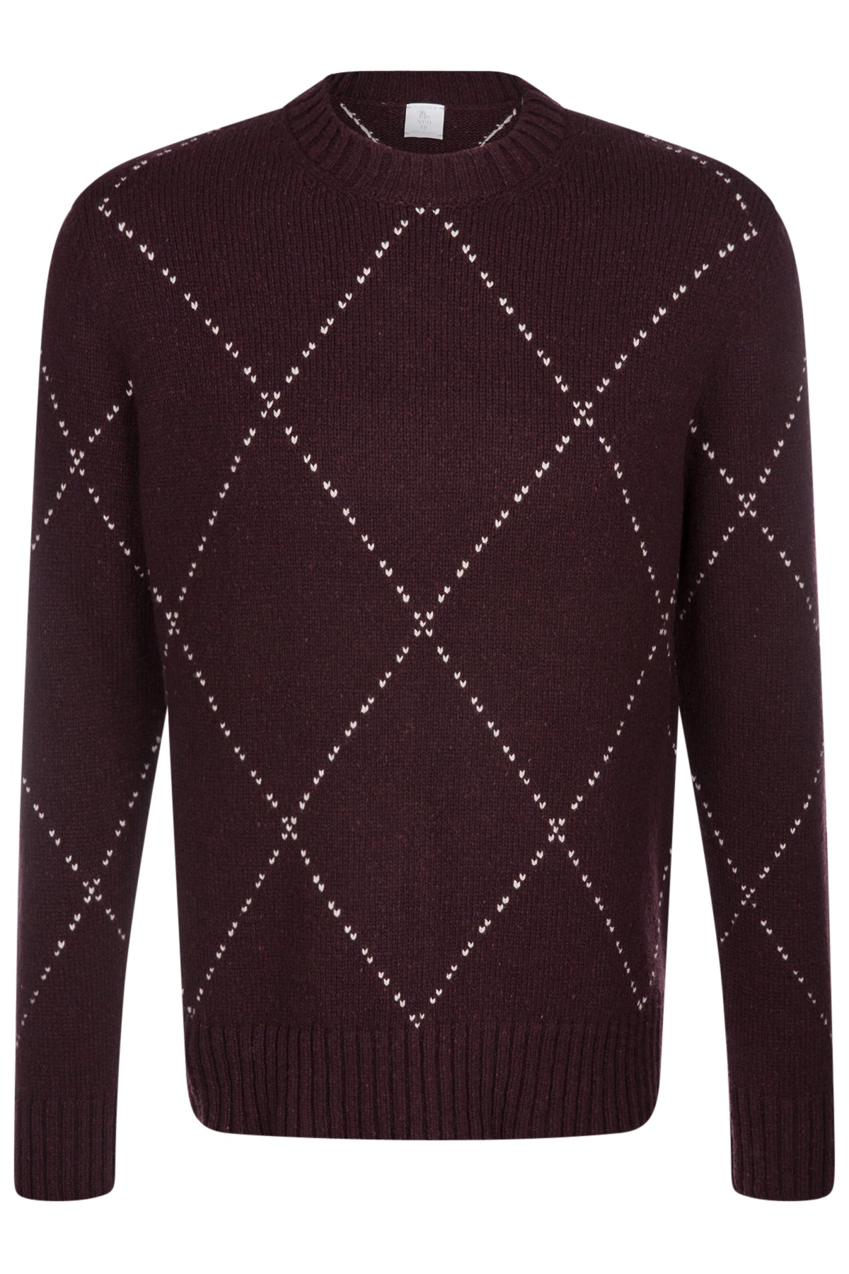 Eleventy Herren Strickpullover Bordeaux ROT Bild 1