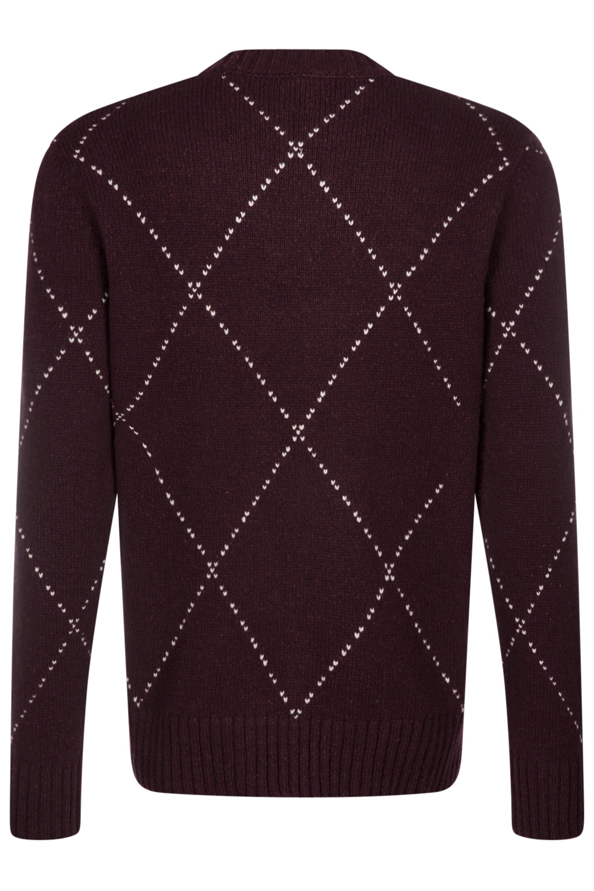 Eleventy Herren Strickpullover Bordeaux ROT Bild 2