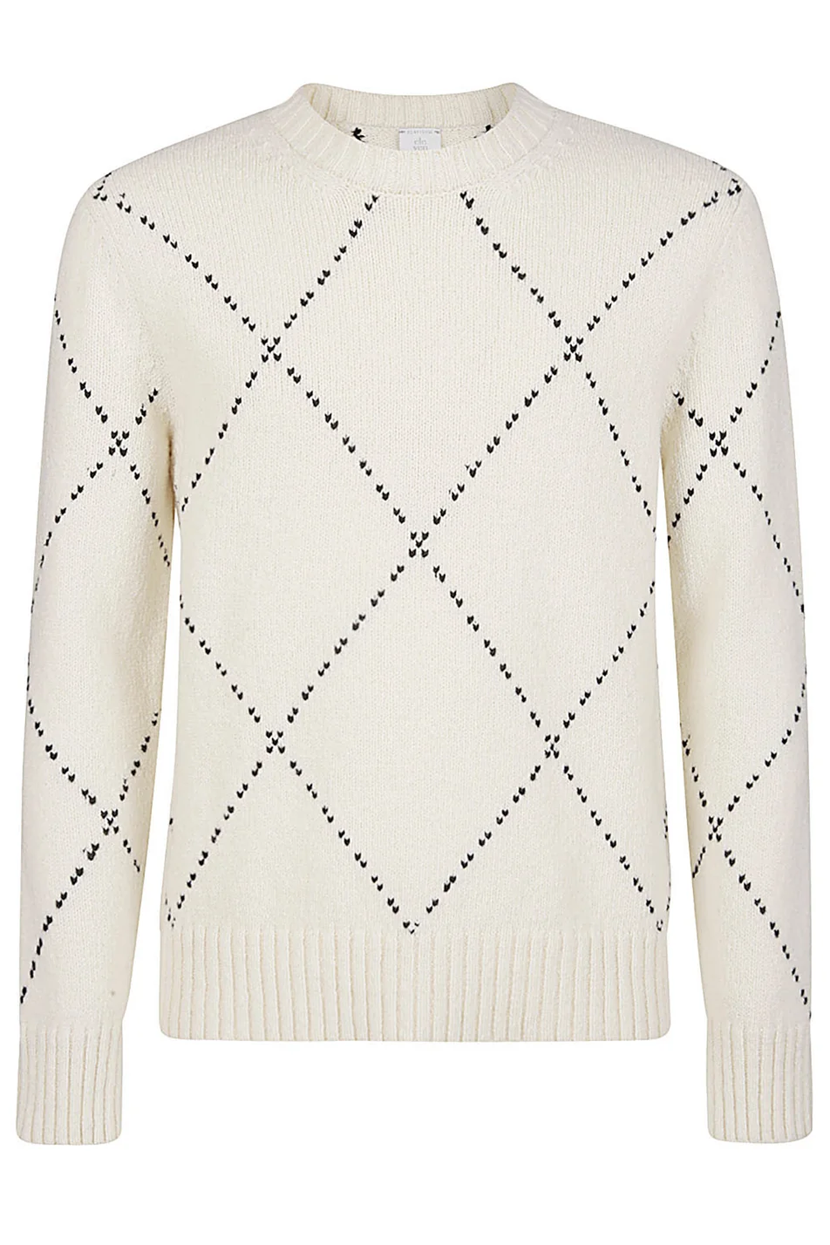 Eleventy Herren Strickpullover Creme Weiss NATUR-WEISS Bild 1
