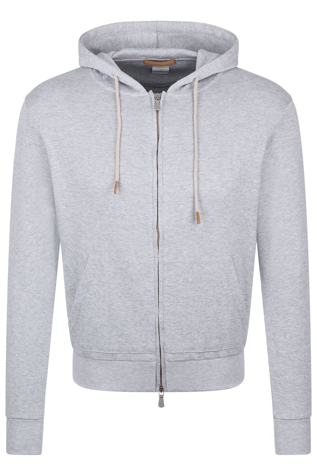 Eleventy Herren Sweatjacke Hellgrau meliert HELLGRAU Bild 1