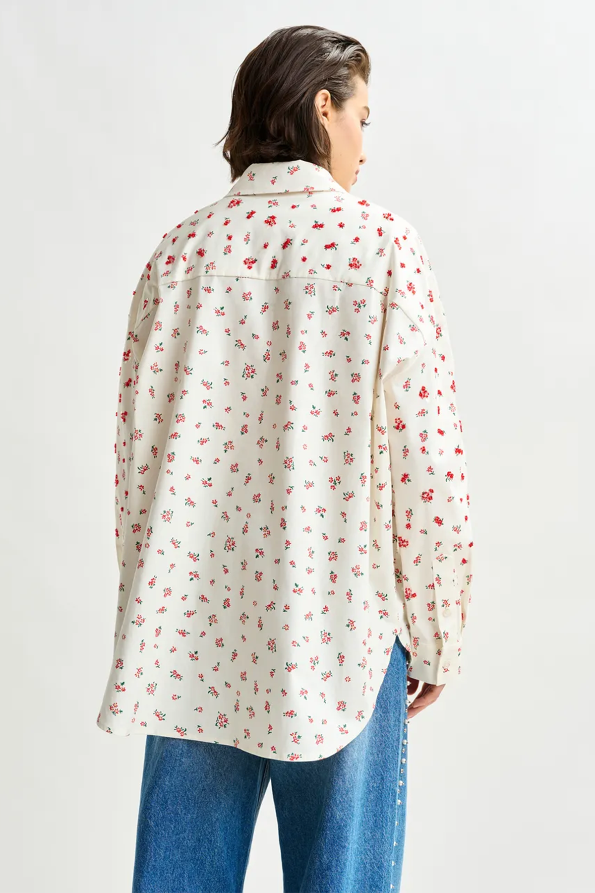 Essentiel Antwerp Damen Bluse Ililly Natur-Weiss I1OW Bild 3
