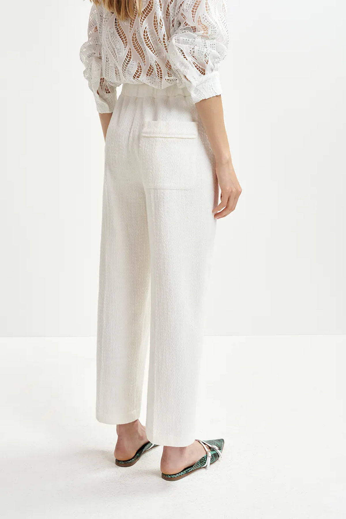 Essentiel Antwerp Damen Hose Heftig Weiss NATUR-WEISS Bild 3