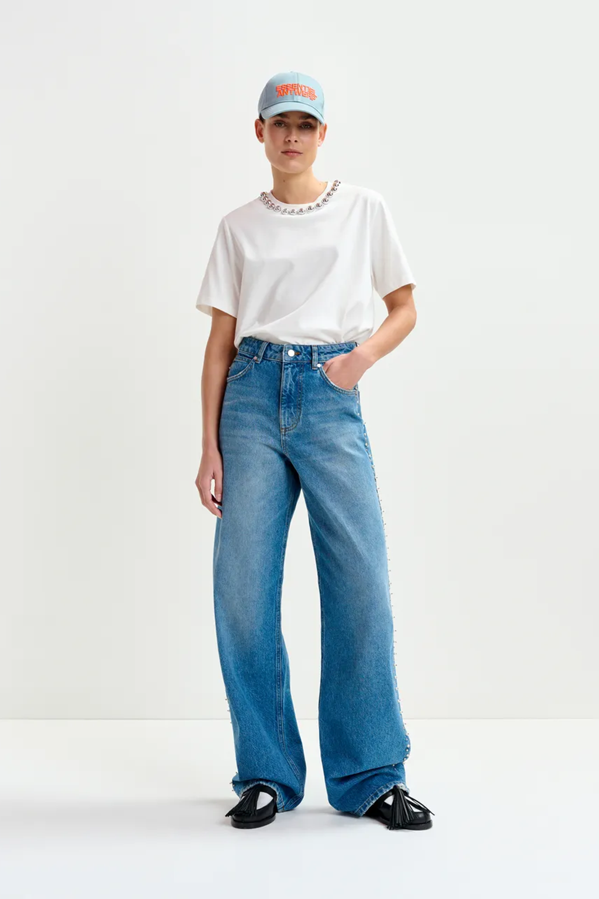 Essentiel Antwerp Damen Jeans Interesting Blau BI31 Bild 2
