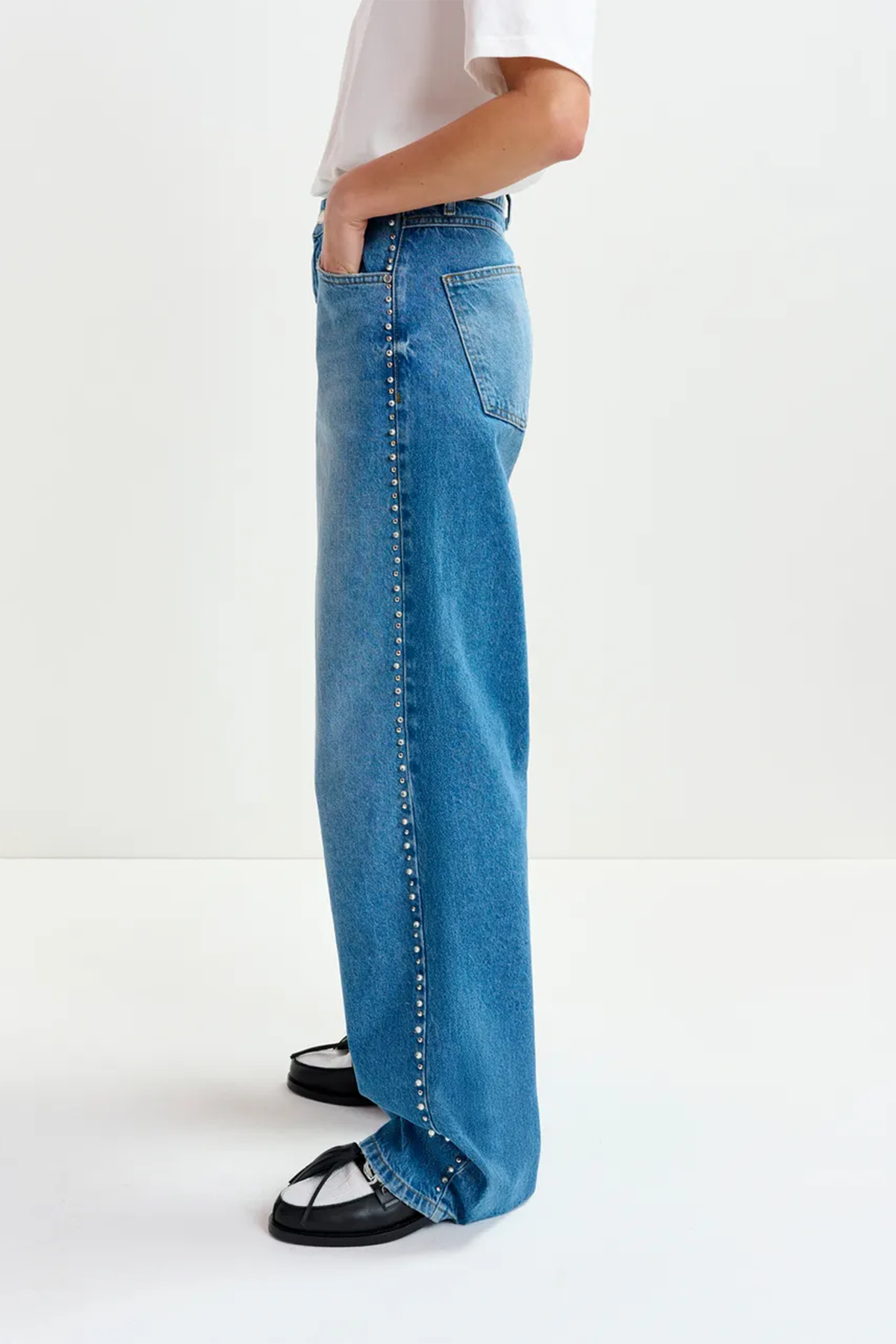 Essentiel Antwerp Damen Jeans Interesting Blau BI31 Bild 4