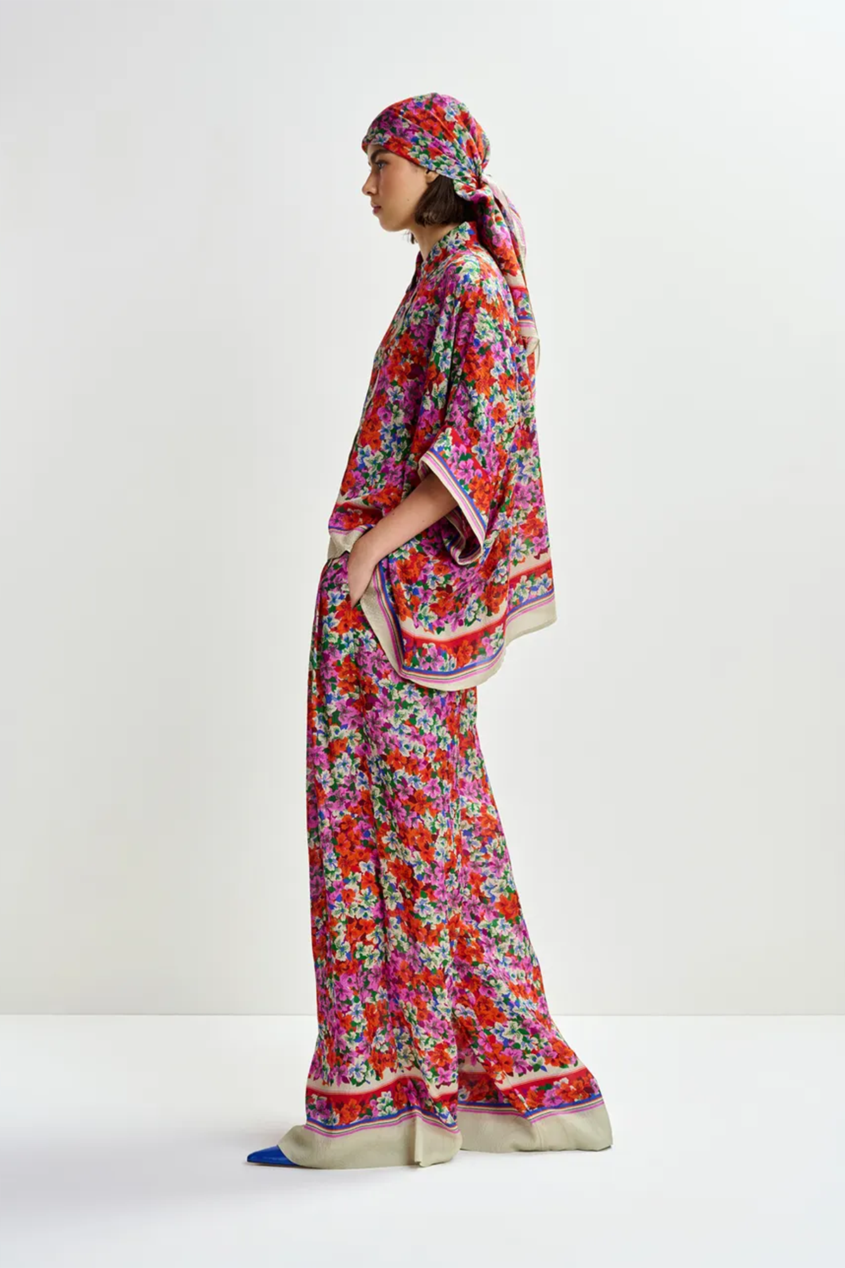 Essentiel Antwerp Damen Oversized-Bluse Jirt Bunt ROT Bild 2