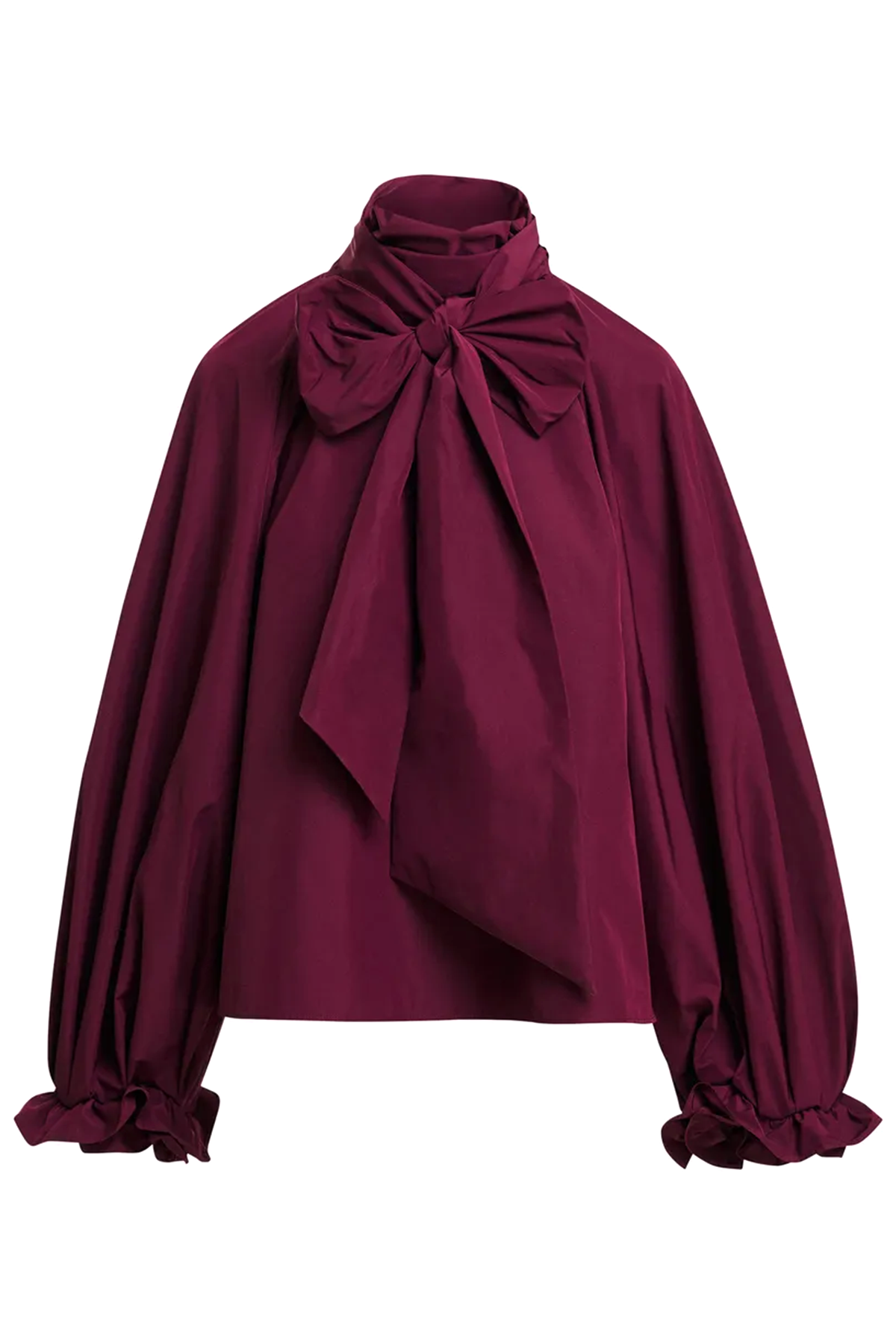 Essentiel Antwerp Damen Oversized-Bluse Keily Burgund DUNKELROT Bild 1