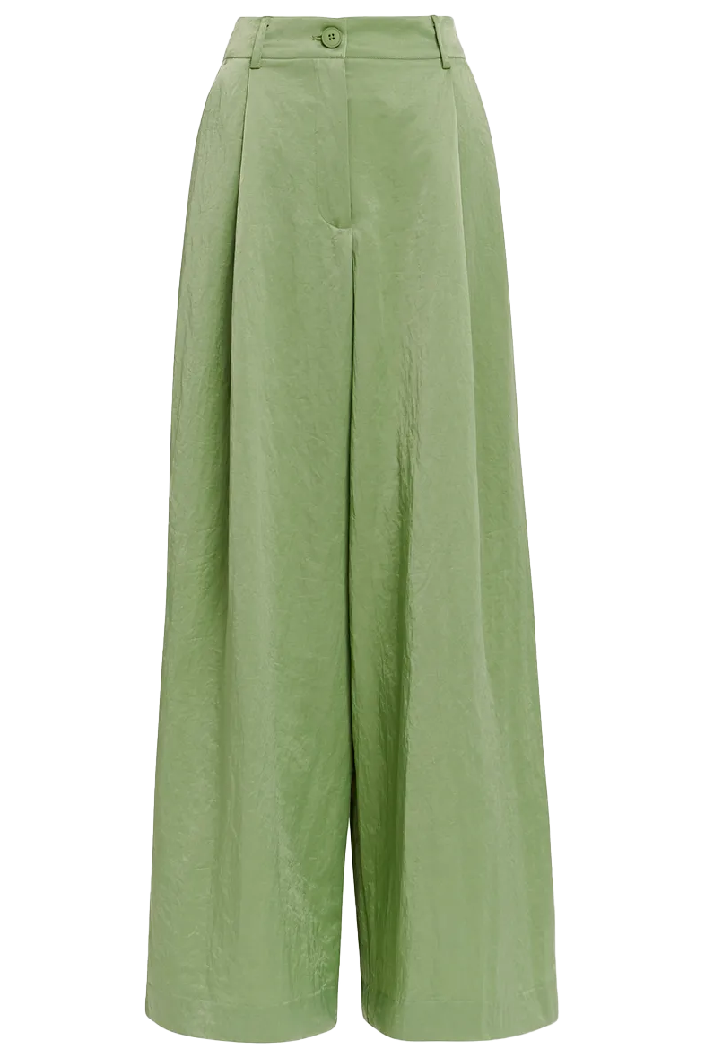 Essentiel Antwerp Damen Satinhose Gazpacho Hellgrün GRÜN Bild 1