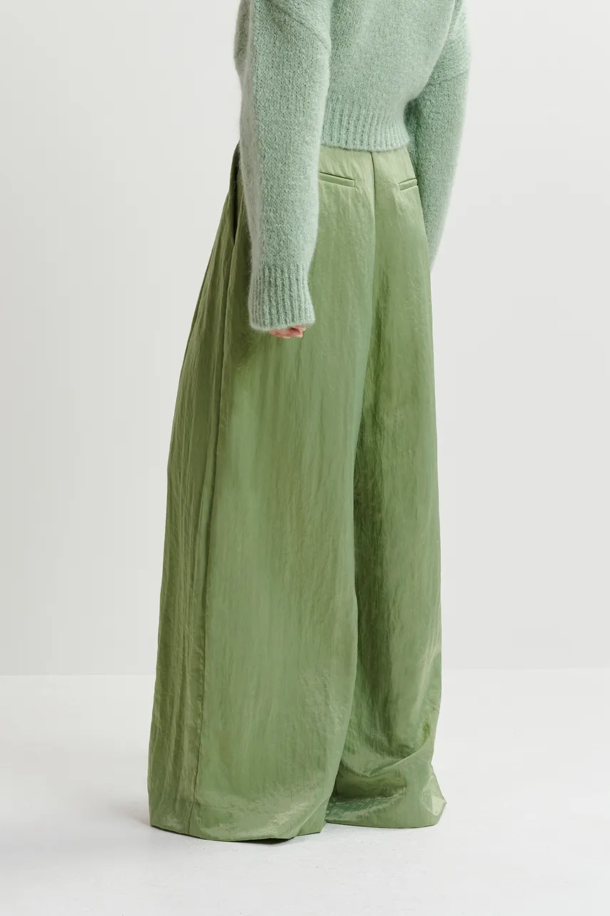 Essentiel Antwerp Damen Satinhose Gazpacho Hellgrün GRÜN Bild 4