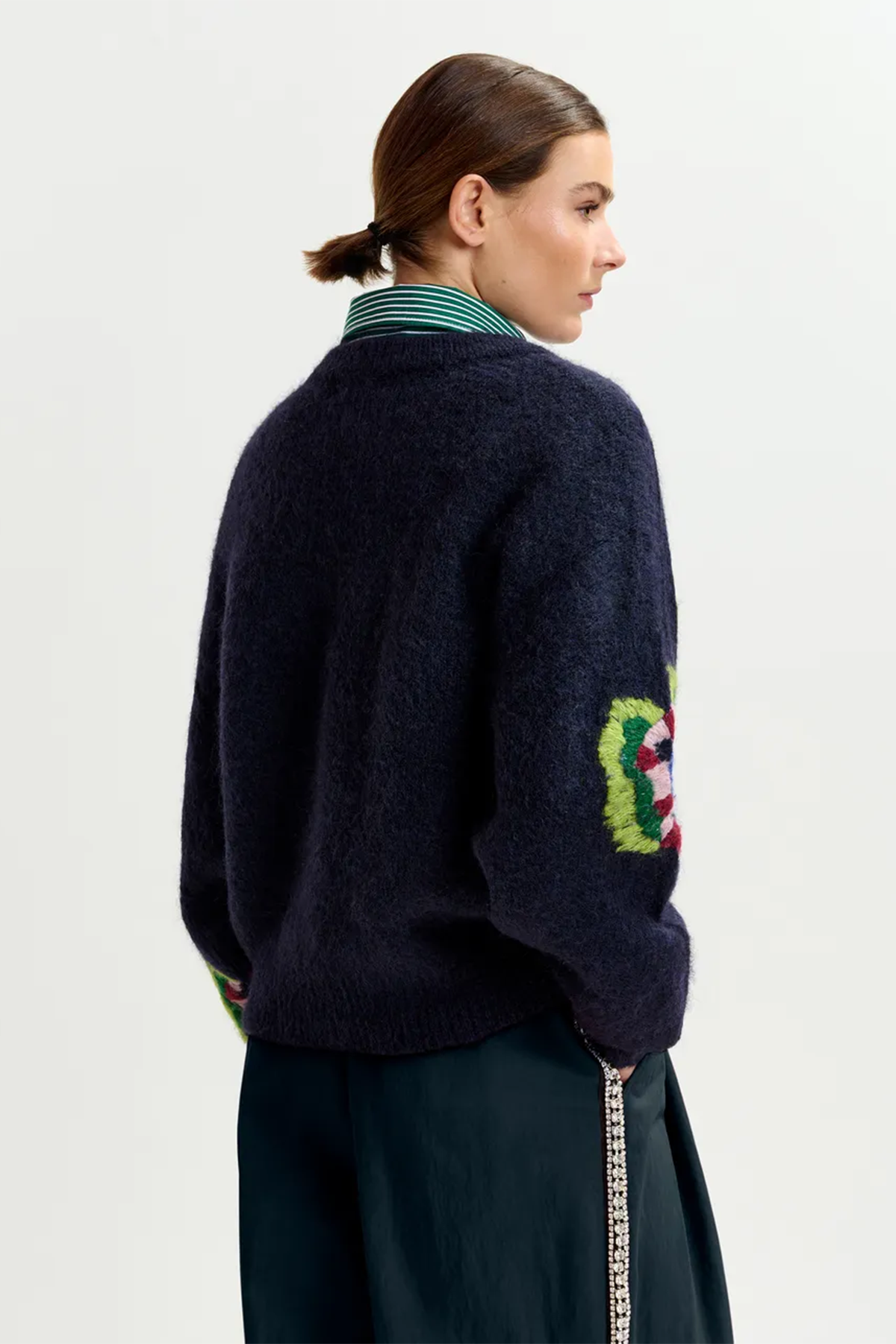 Essentiel Antwerp Damen Strickpullover Impossible2 Navy/Multi Combo2 Navy I2NA Bild 3