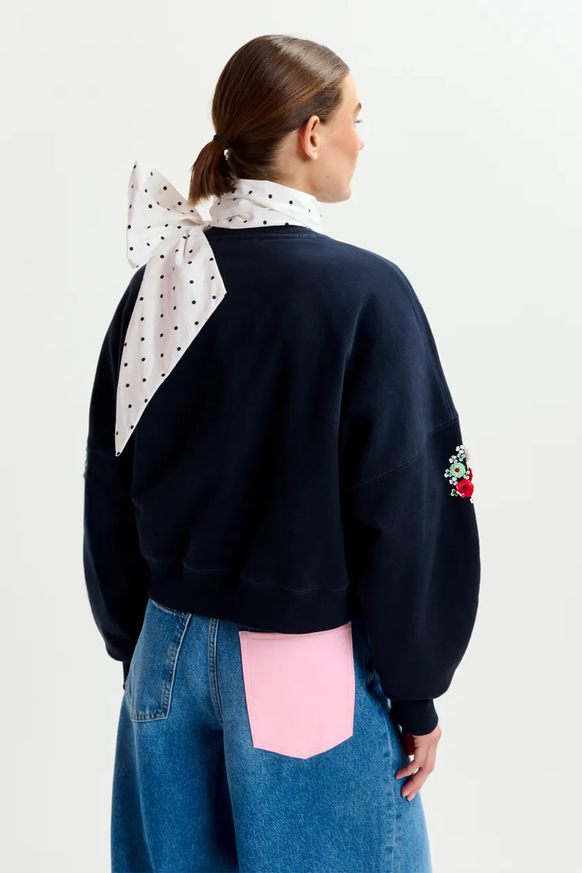 Essentiel Antwerp Damen Sweatshirt Itro Navy I1NA Bild 3